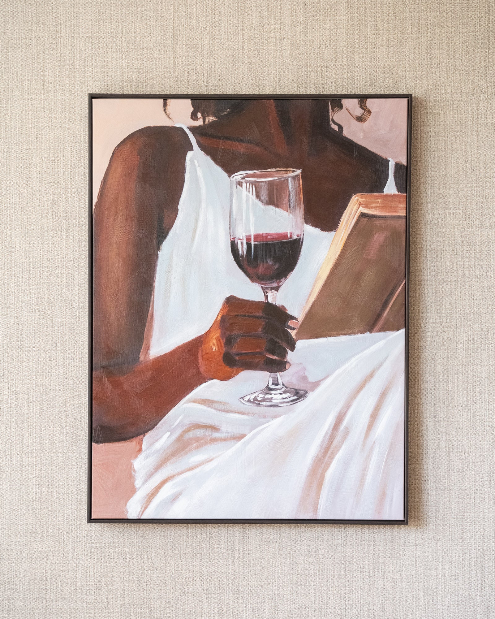 Large Wall Art Sip And Read - Image 4