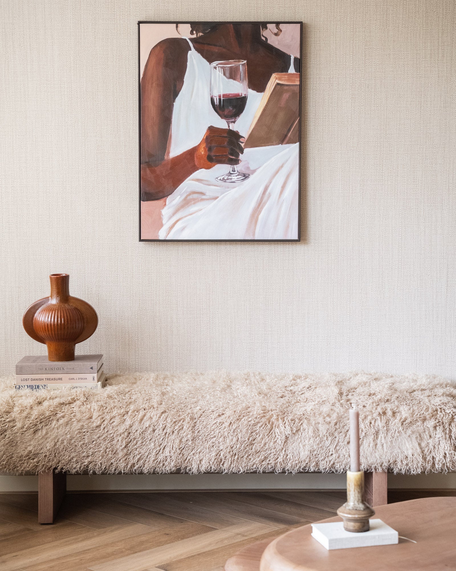 Large Wall Art Sip And Read - Image 7