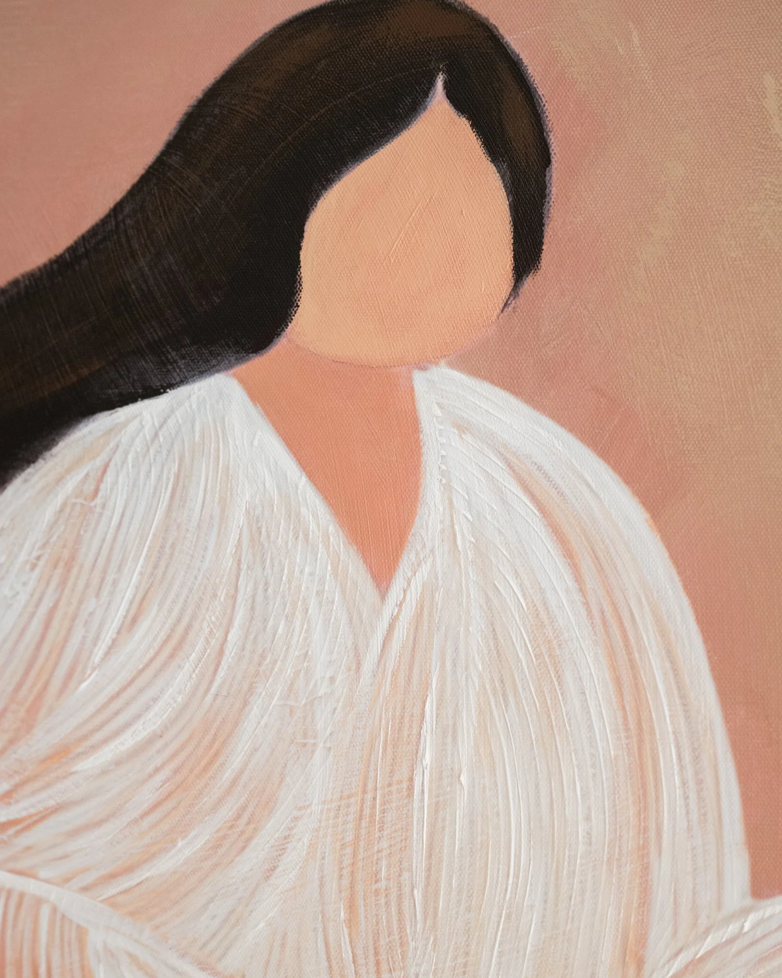 Schilderij Serenity Roze - Image 4