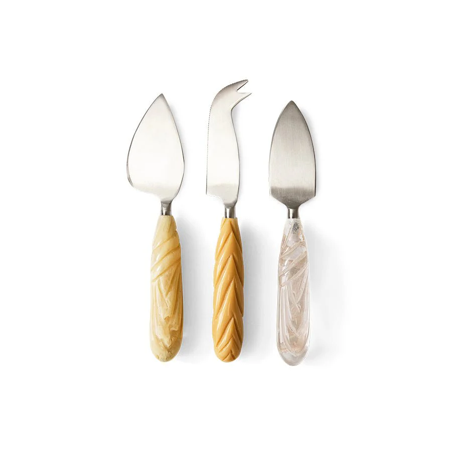 Set van 3 - HKLIVING Cheese Knives Tri Colore - Image 6