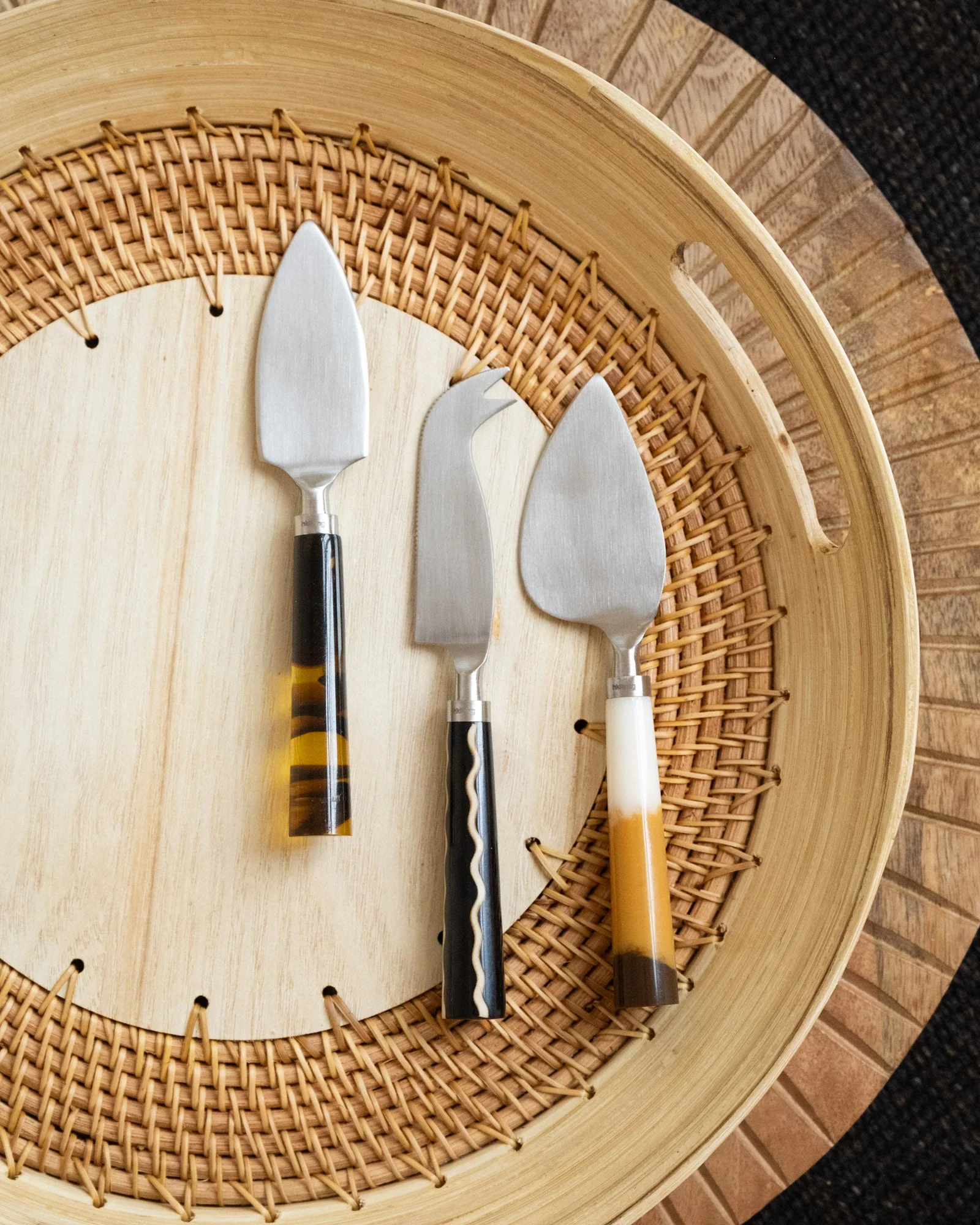 Set van 3 - HKLIVING Cheese Knives Havana - Image 4