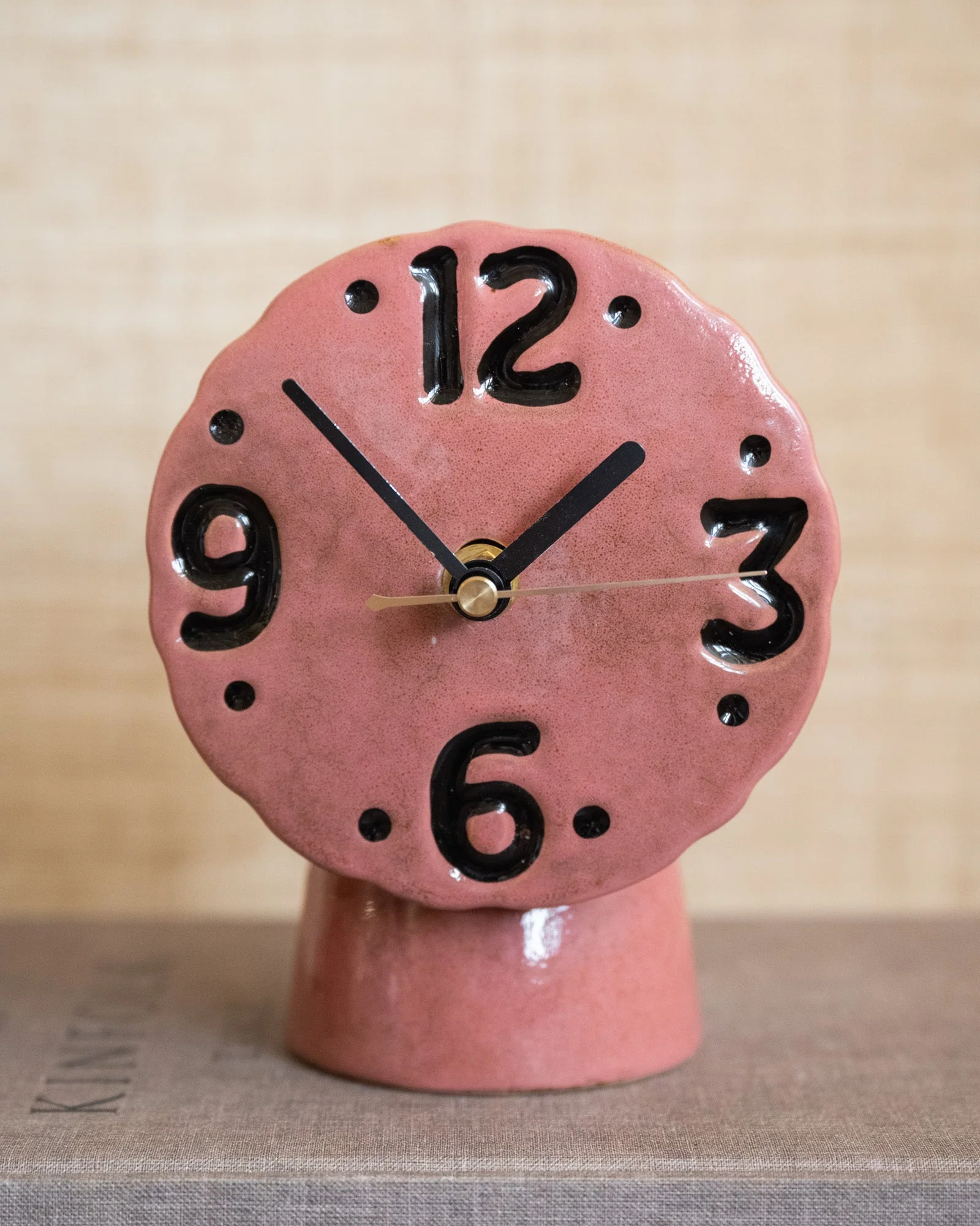 HKLIVING Clock Retro Pink - Image 3