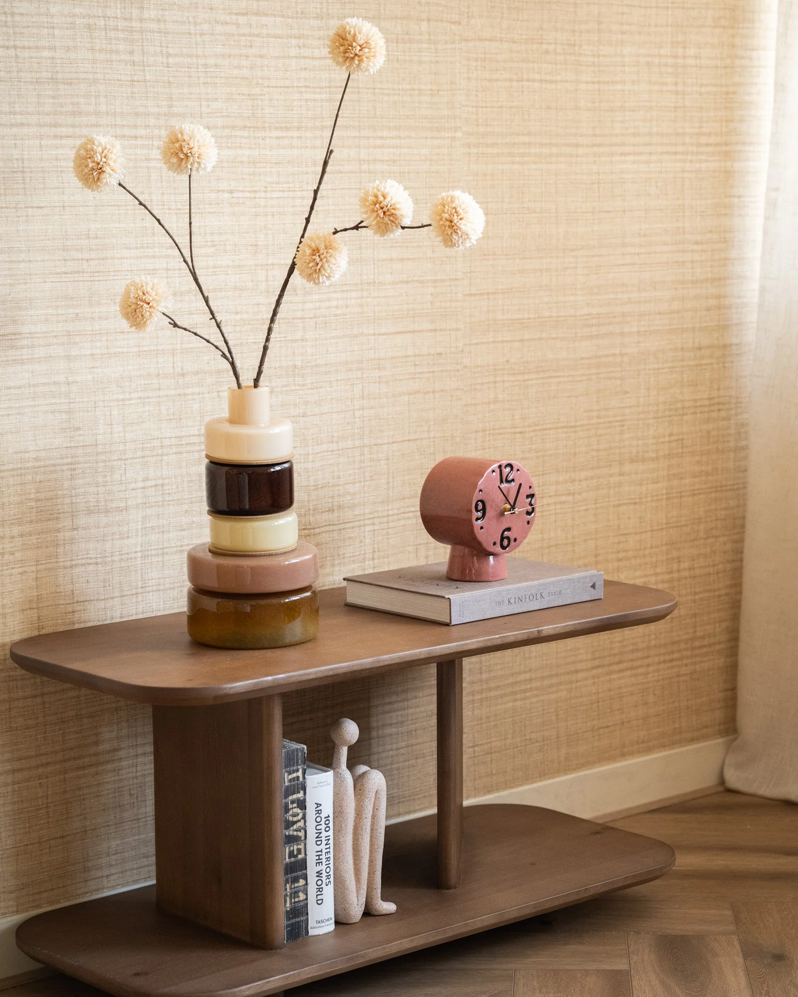 HKLIVING Clock Retro Pink - Image 5
