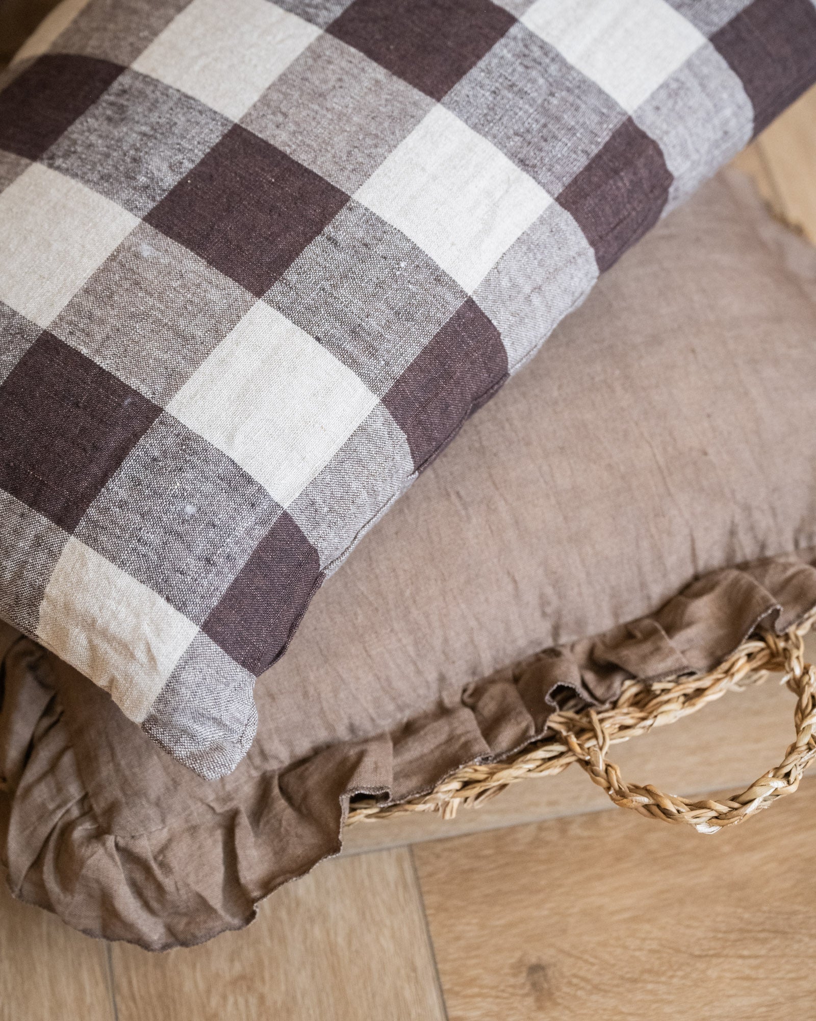 HKLIVING Cushion Vineyard Woven Linen - Image 4