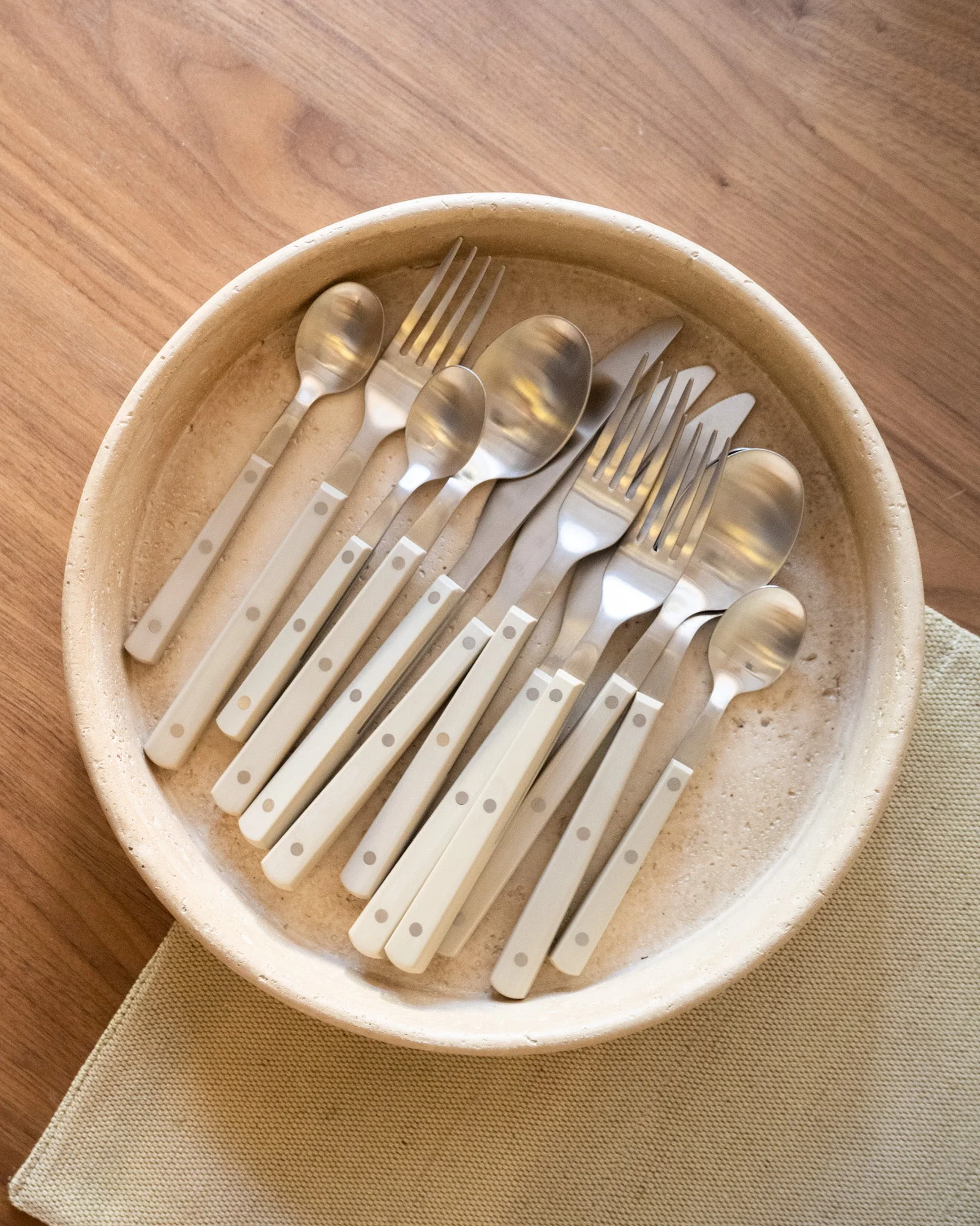 Set van 16 - HKLIVING Cutlery Set Olive Green - Image 4