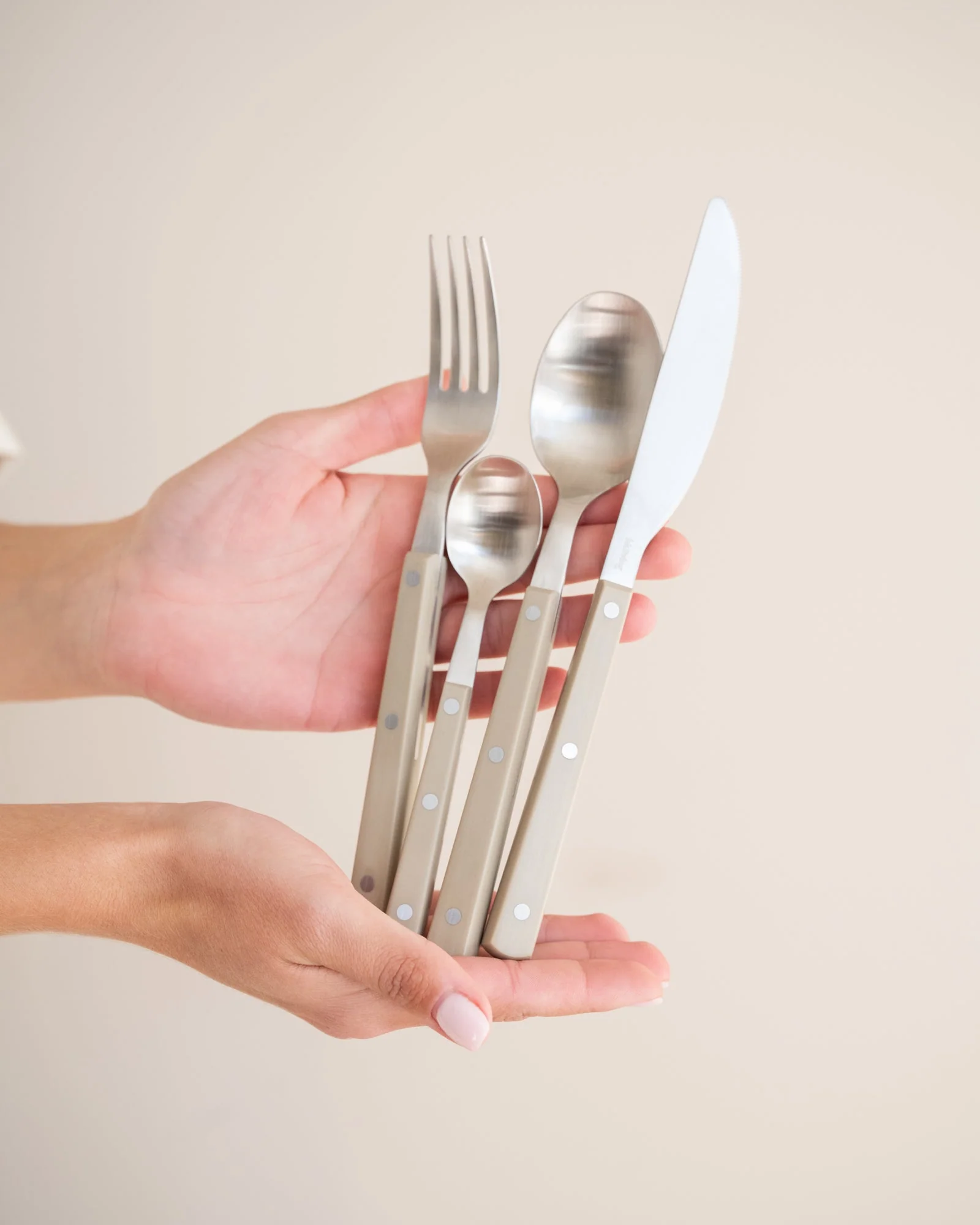 Set van 16 - HKLIVING Cutlery Set Olive Green - Image 6