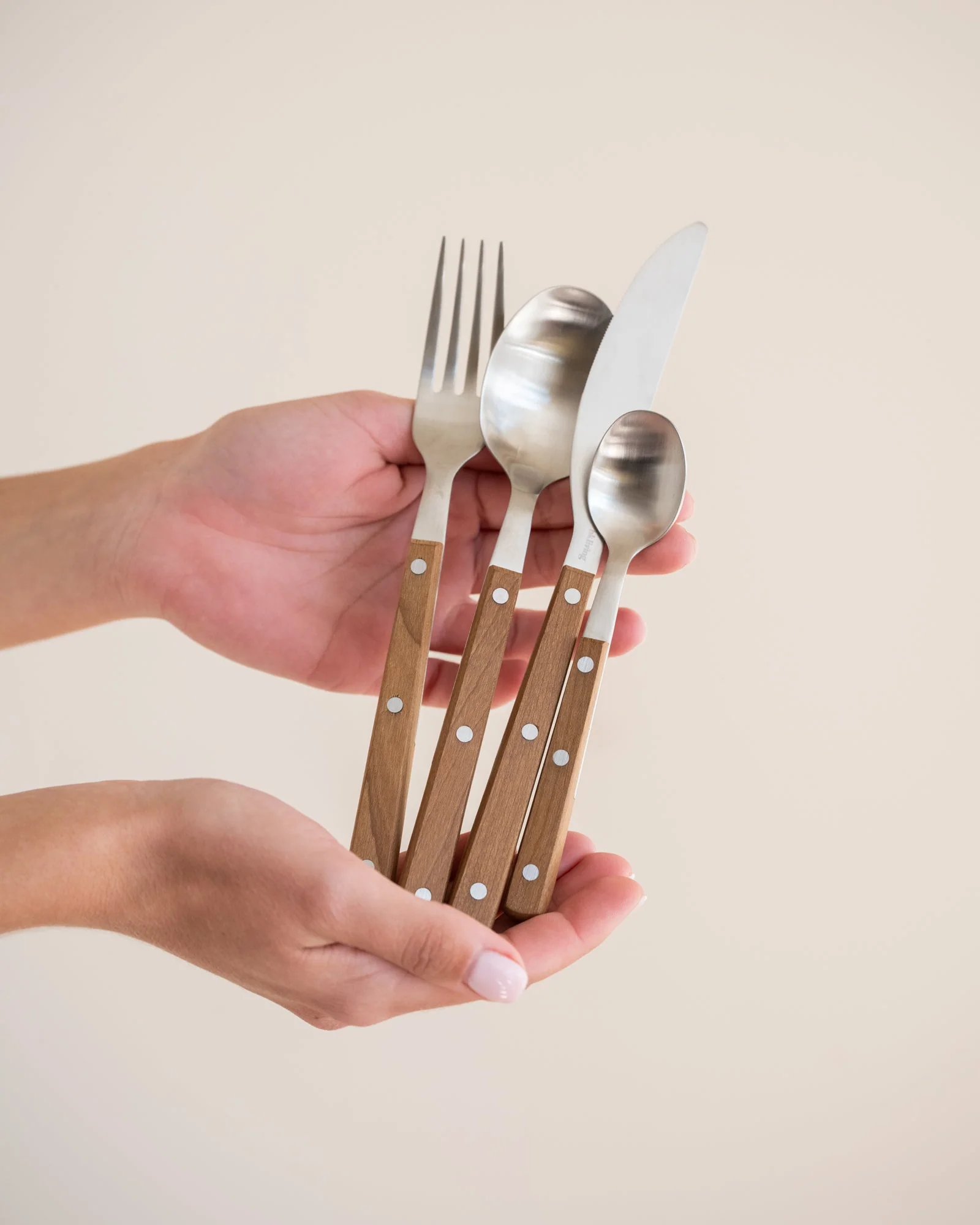 Set van 16 - HKLIVING Cutlery Set Wood - Image 4
