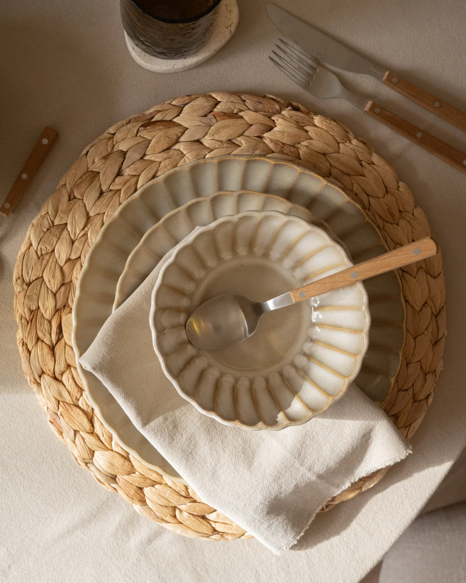 Set van 16 - HKLIVING Cutlery Set Wood - Image 7