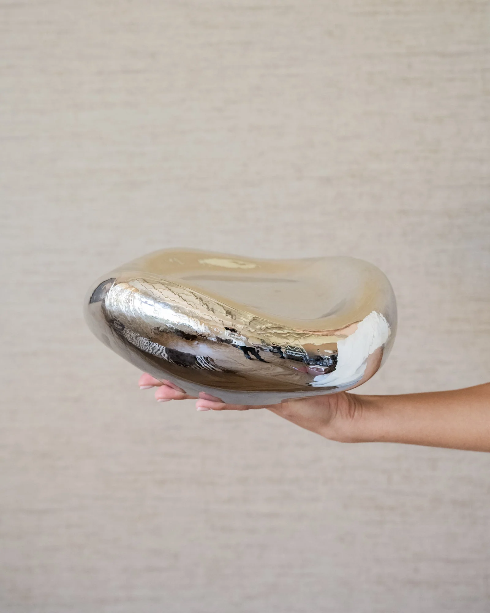 HKLIVING Deco Bowl Gleam Chrome - Image 7