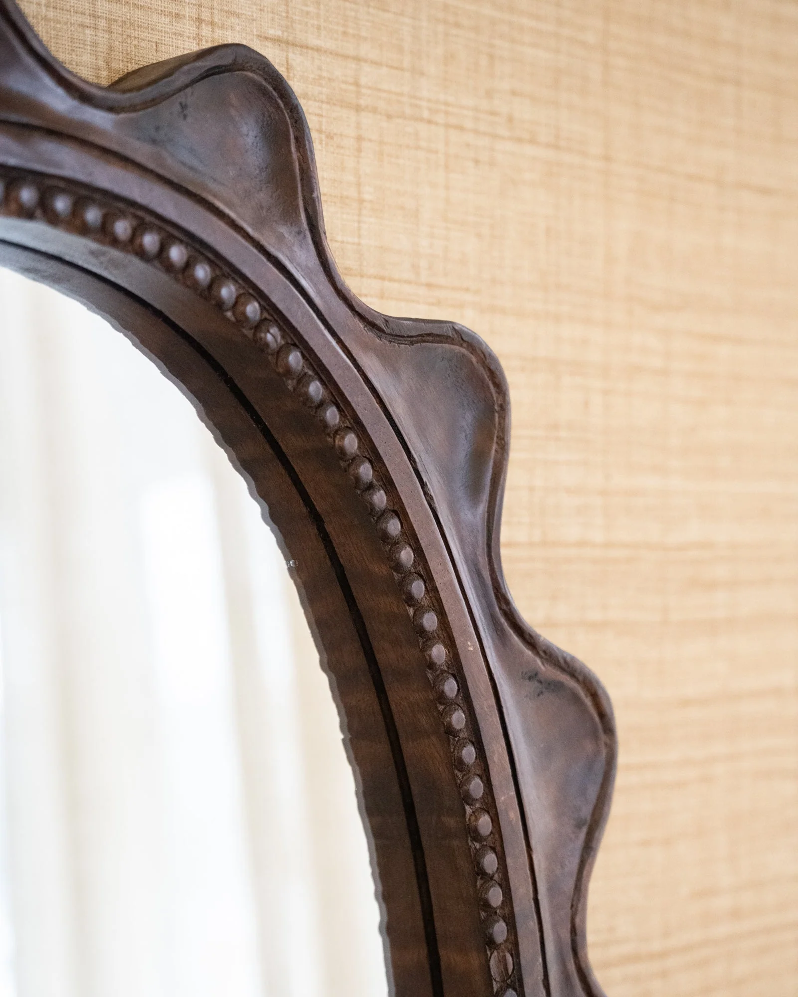 HKLIVING Large Spiegel Dark Wood - Image 6