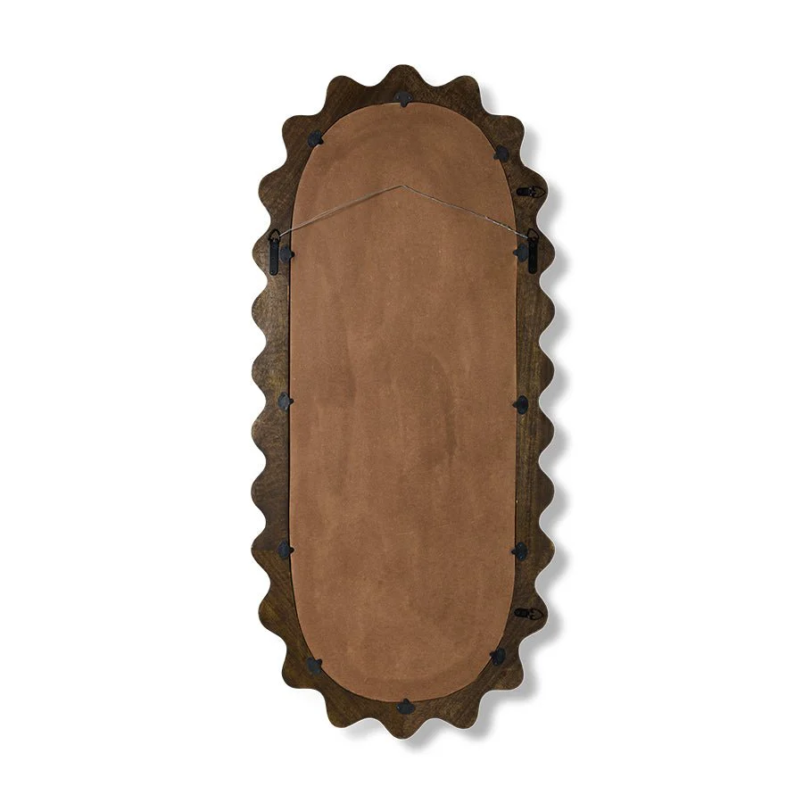 HKLIVING Large Spiegel Dark Wood - Image 7