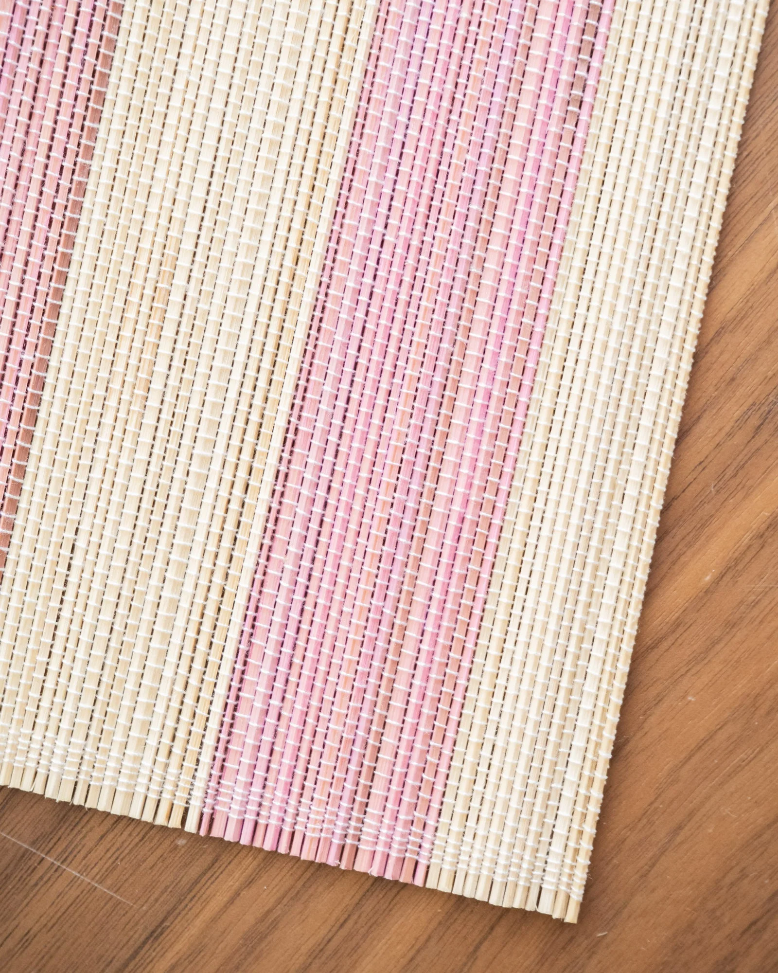 HKLIVING Placemat Striped Pink - Image 4