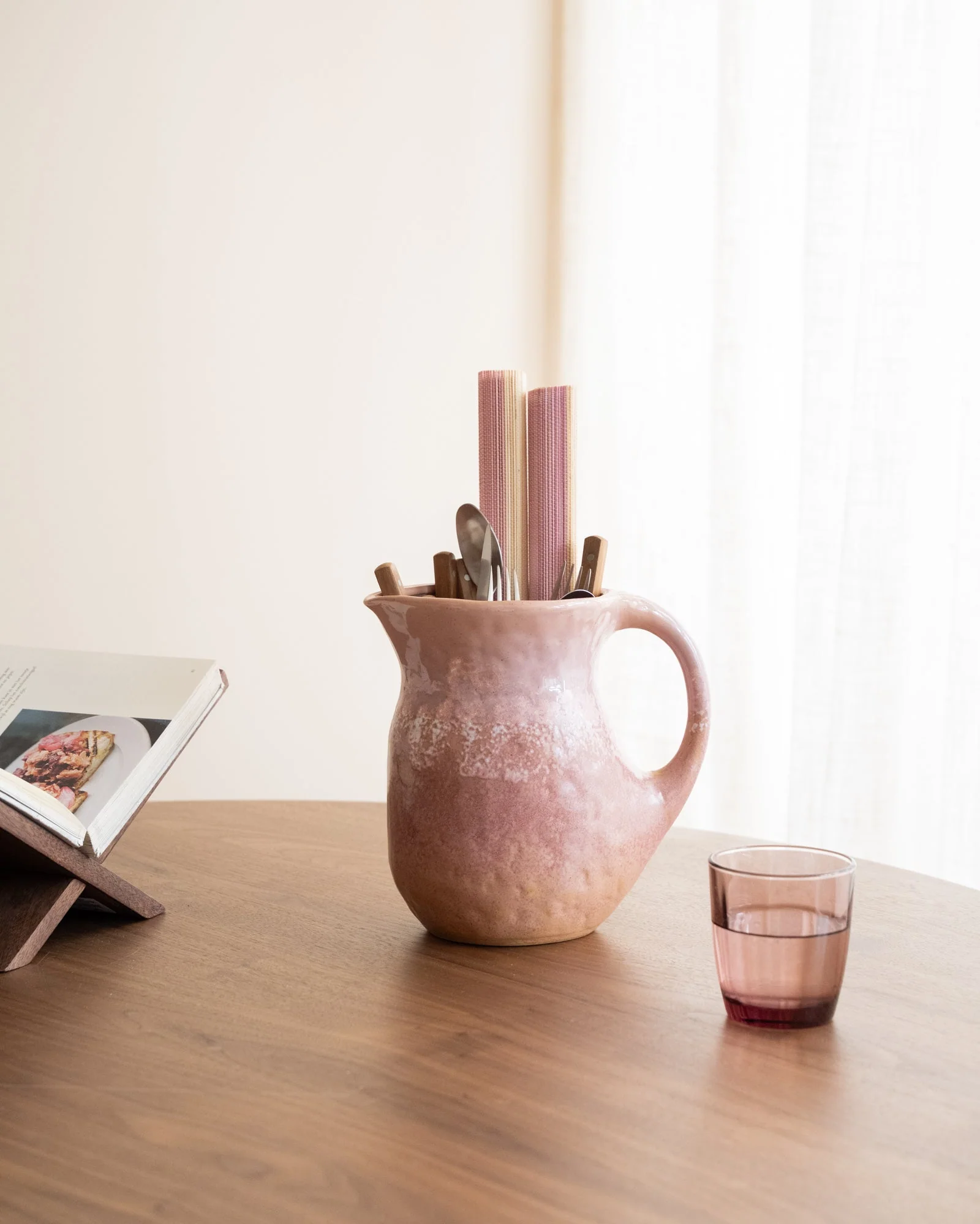 HKLIVING Placemat Striped Pink - Image 5