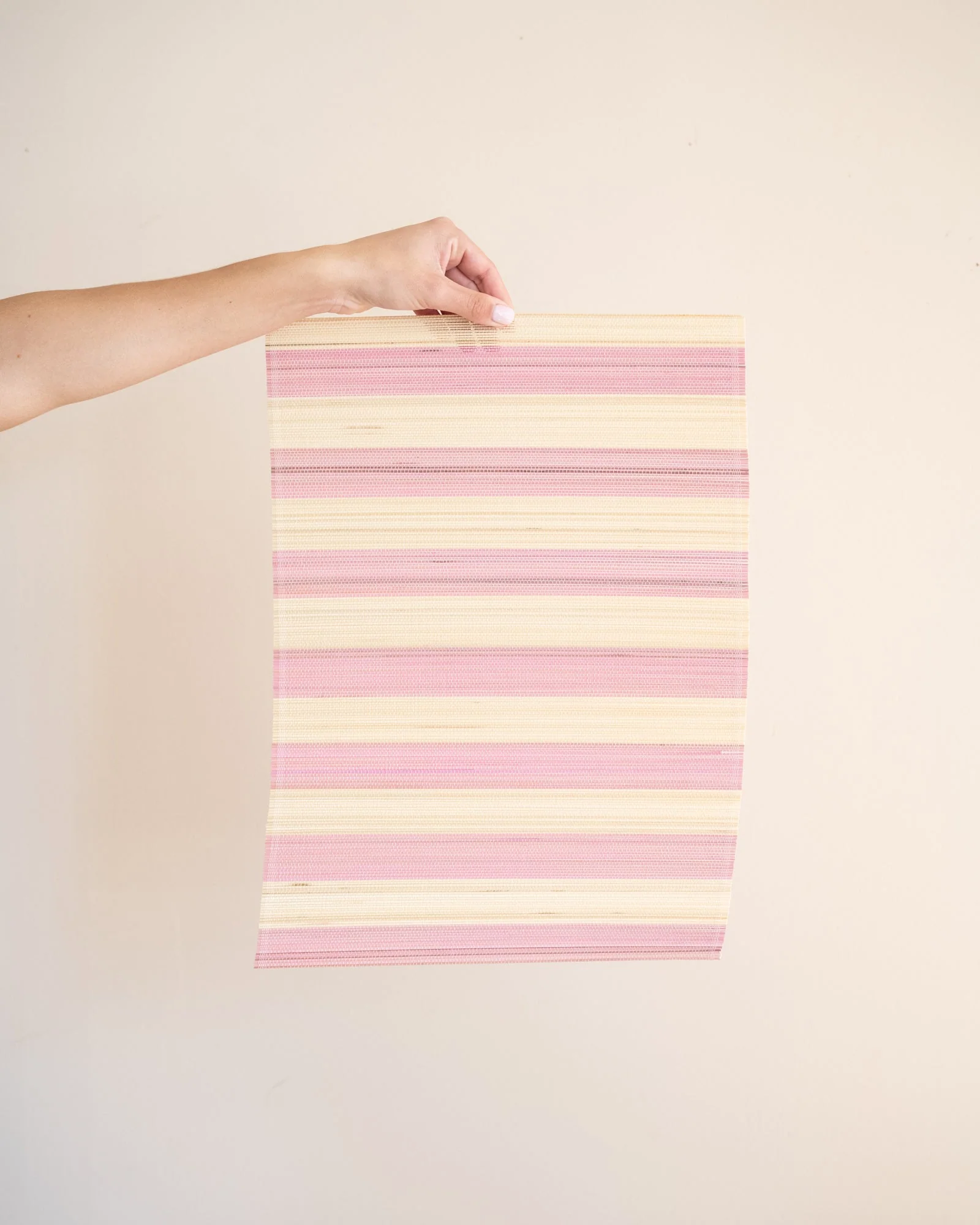 HKLIVING Placemat Striped Pink - Image 6