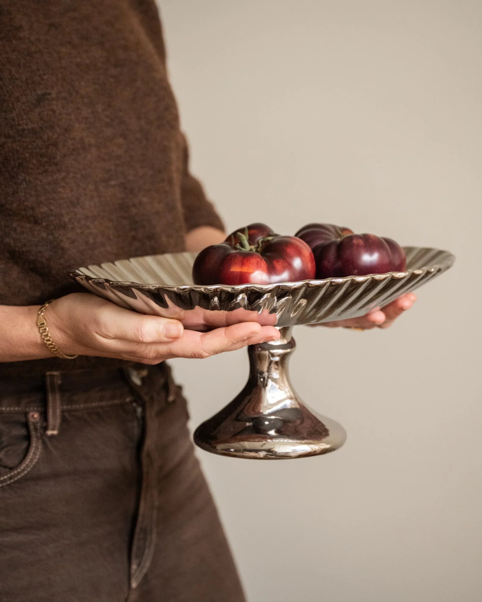 HKLIVING Serving Bowl Chrome - Image 3