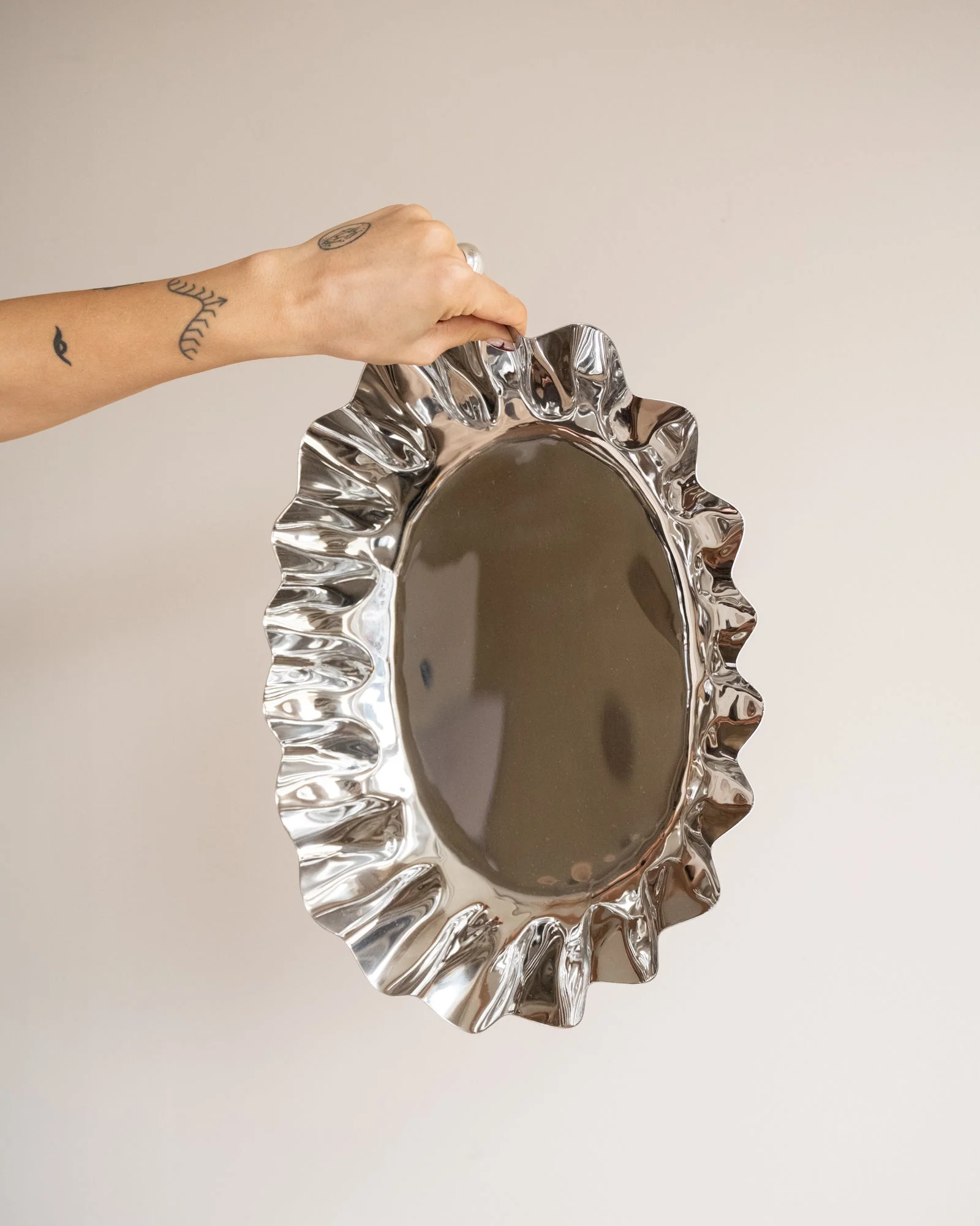 HKLIVING Tray / Wall Deco Chrome - Image 3