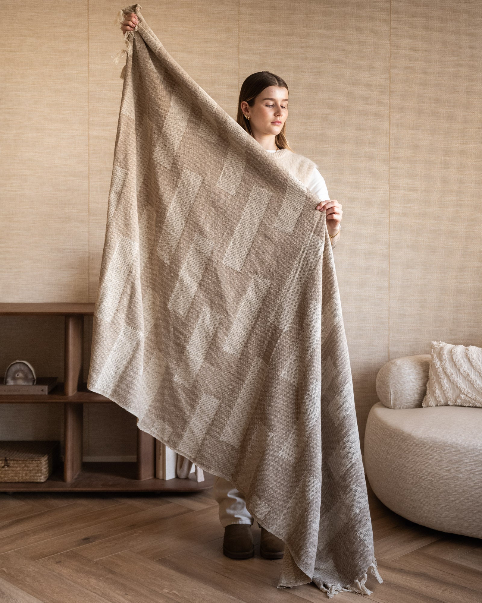 Plaid Adana Taupe