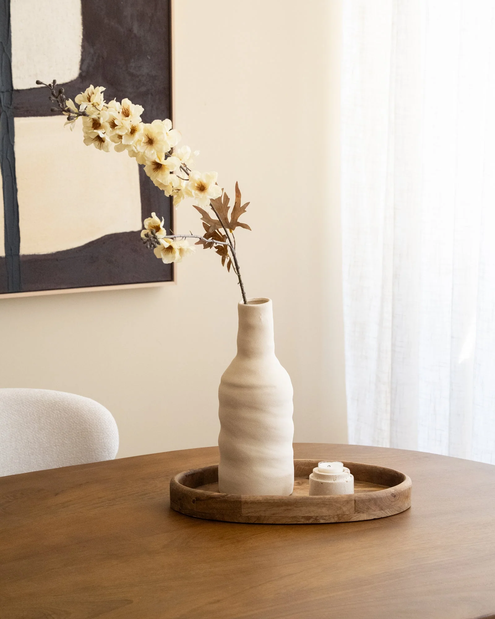 Theelichthouder Travertine Natural - Image 3