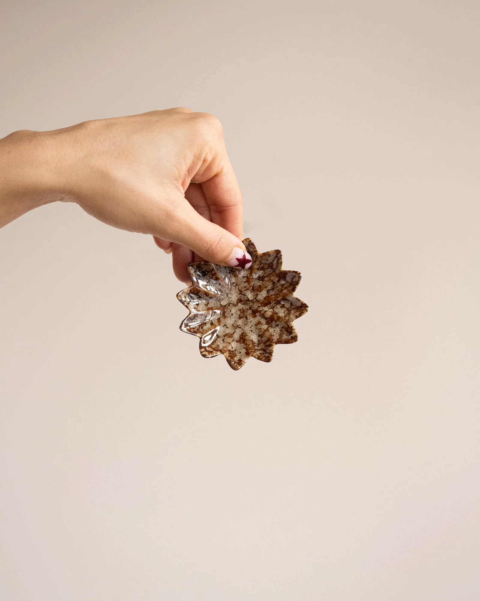 Set van 3 - Small (Teabag) Plate Flower - Image 5