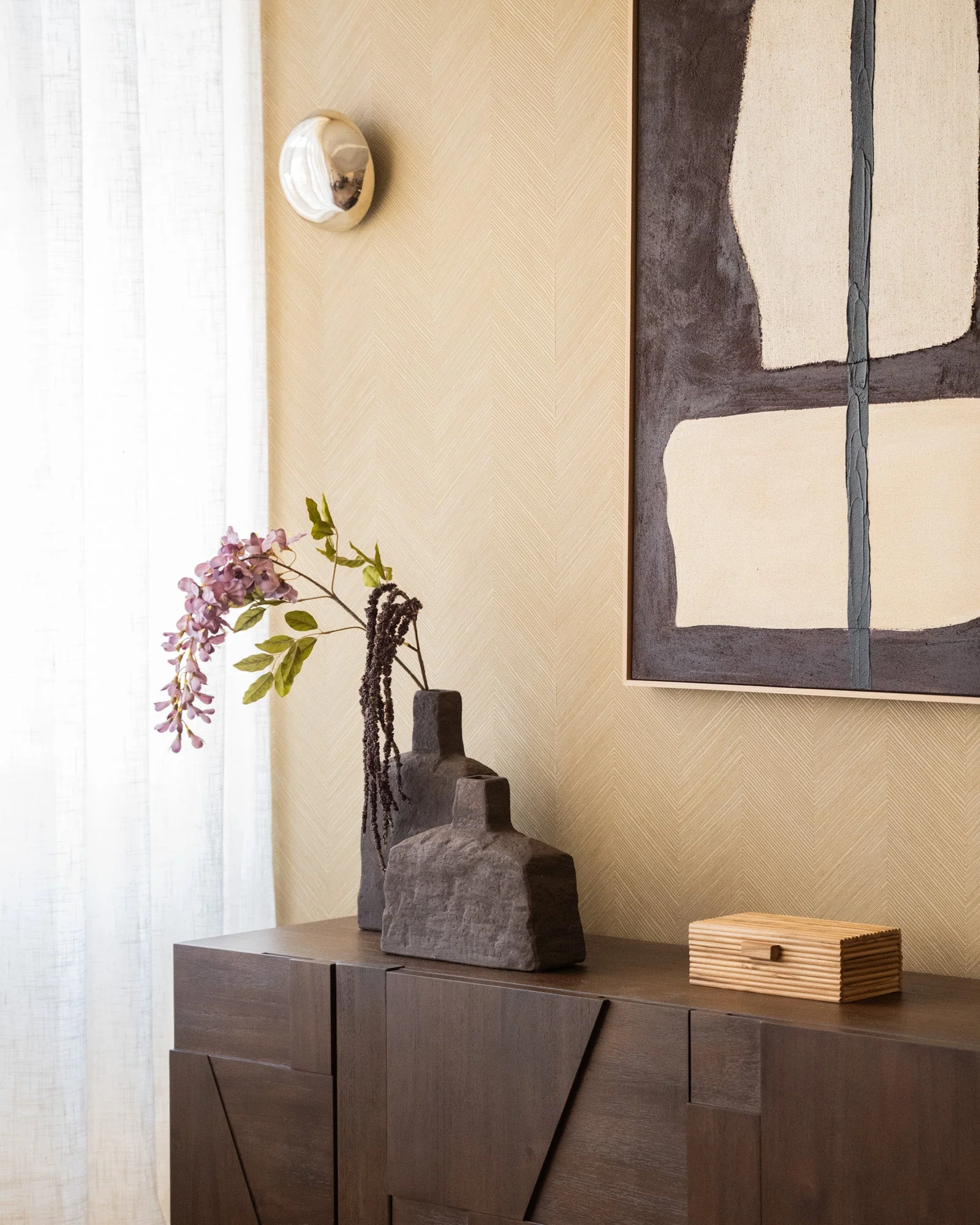 Handmade Deco Vaas Castelao Brown - Image 5