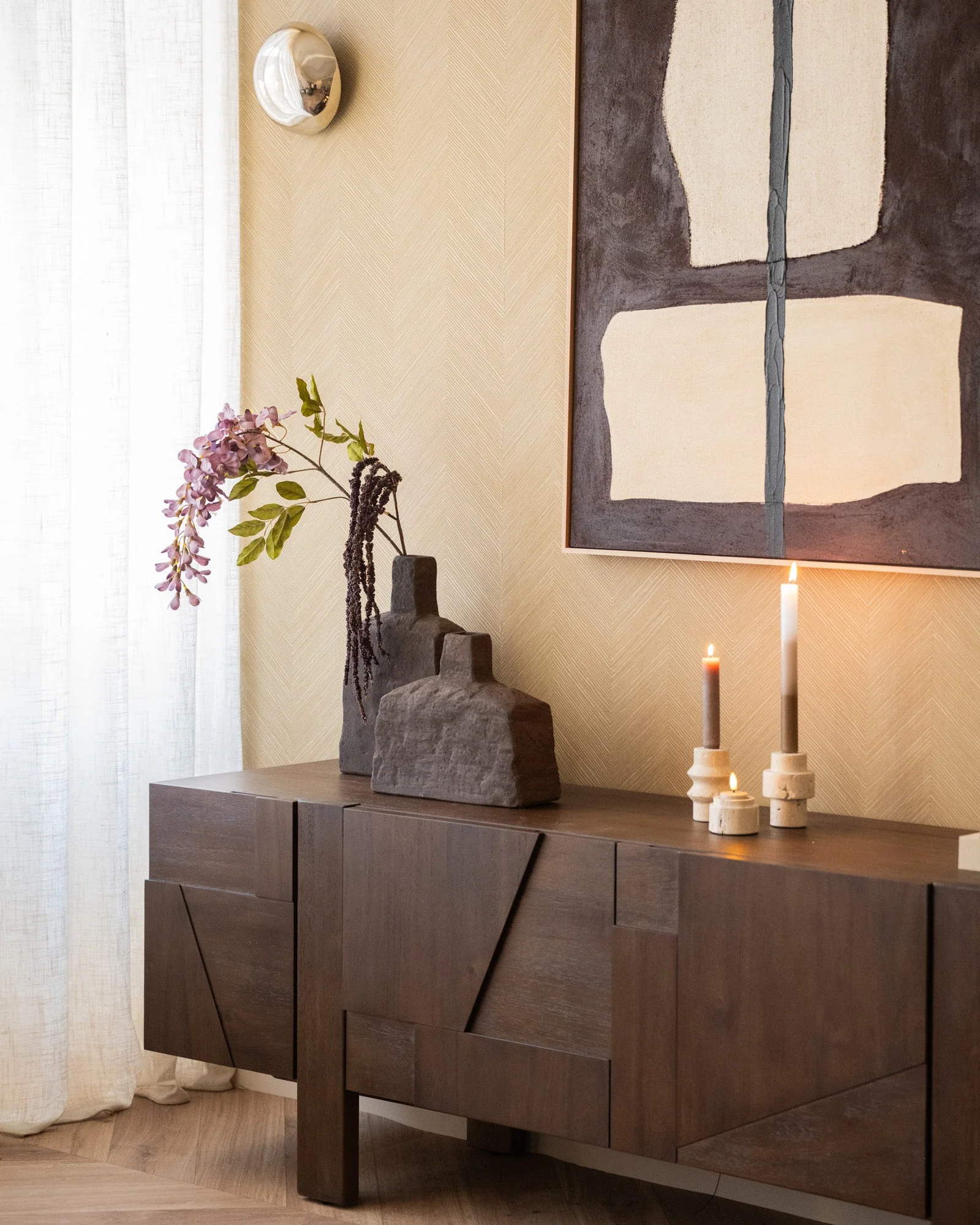 Handmade Deco Vaas Castelao Brown - Image 8