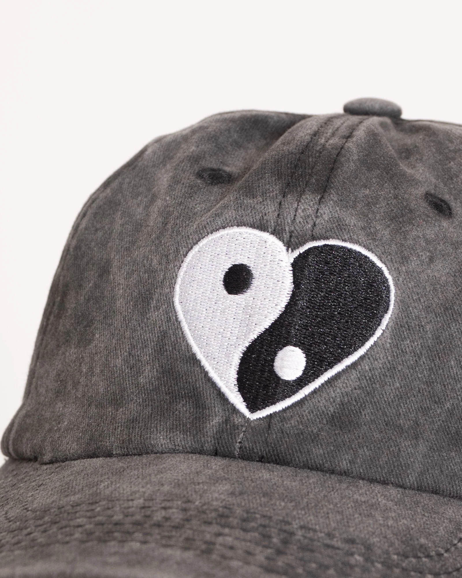 Washed Cap Black Yin Yang - Image 2