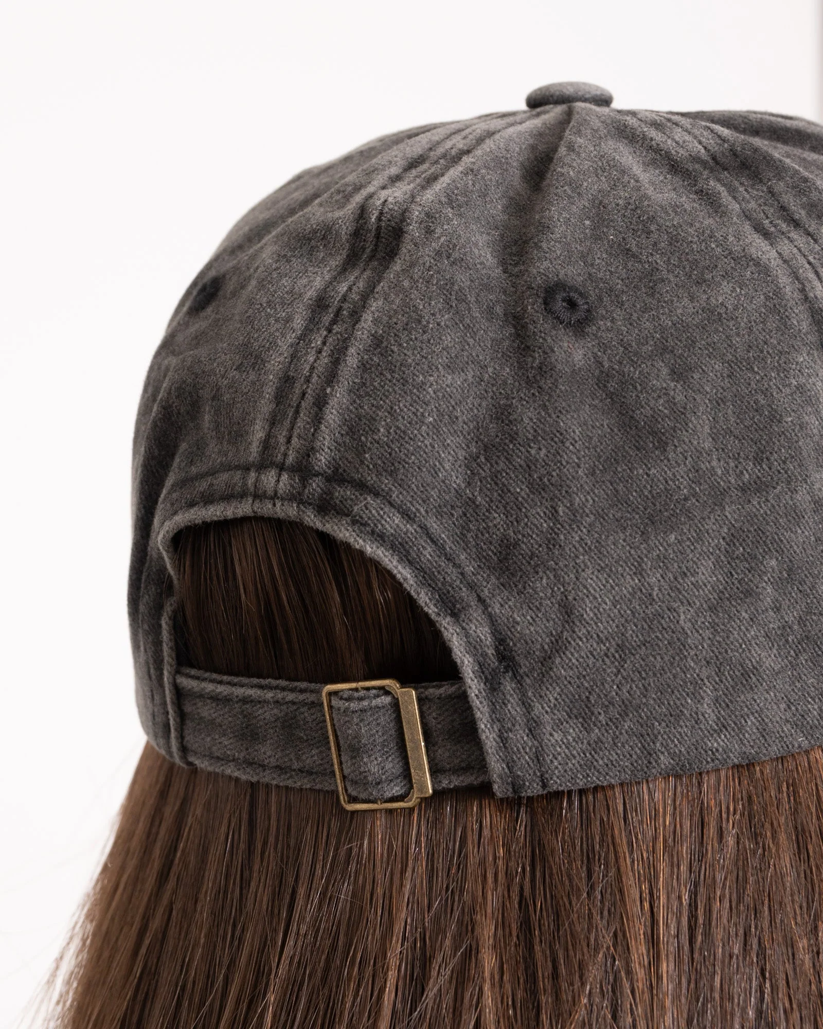 Washed Cap Black Yin Yang - Image 3