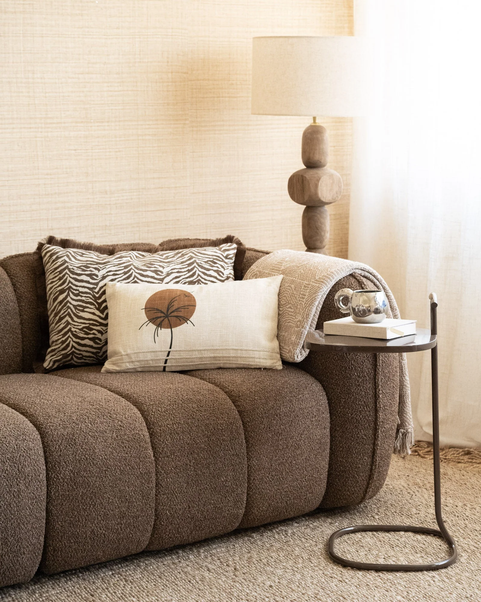 Cushion Cojin Palm Tree Sunset - Image 2