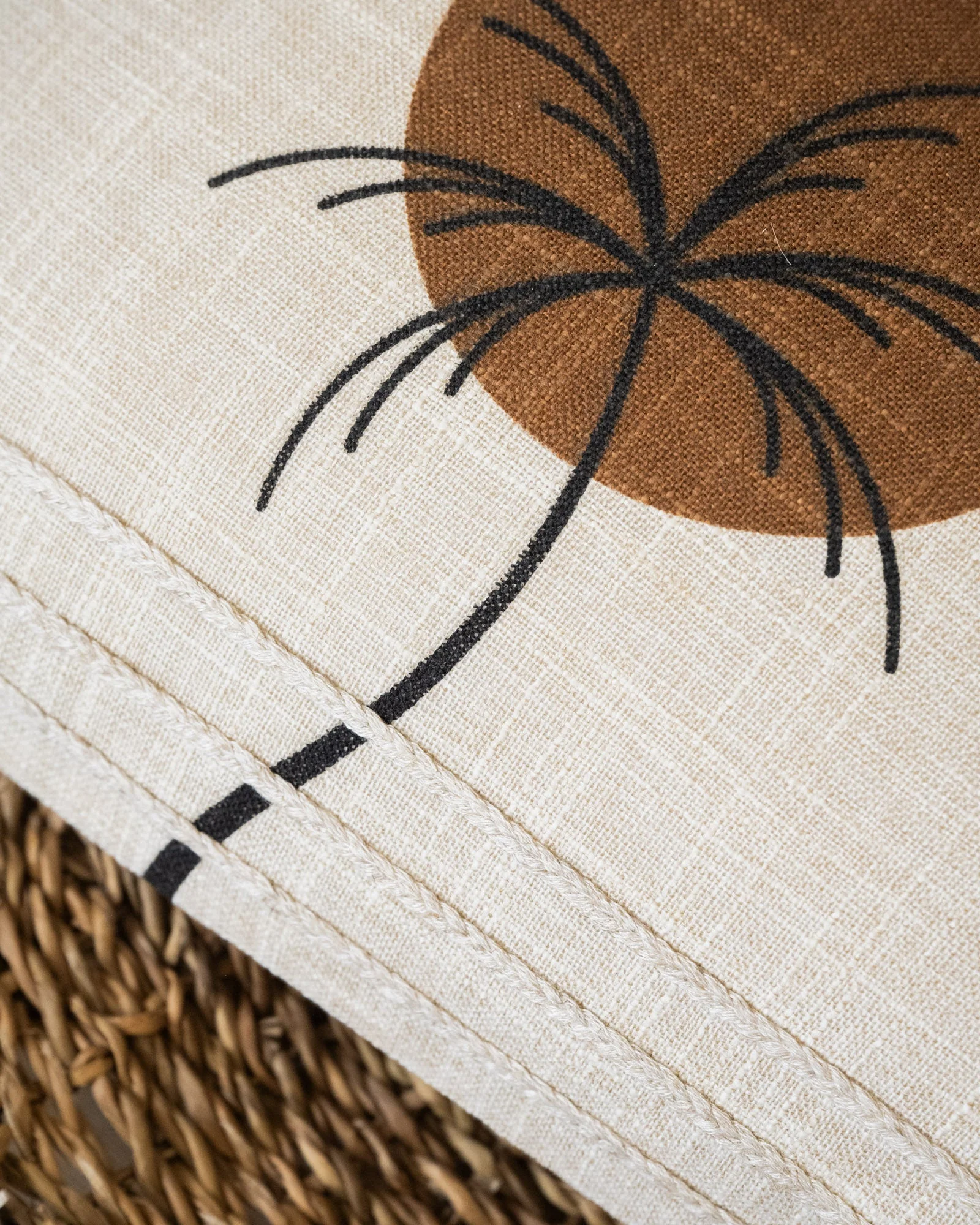 Cushion Cojin Palm Tree Sunset - Image 5