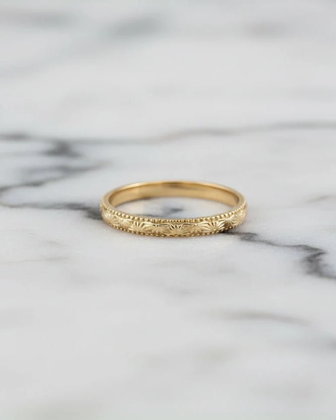 Sunrise Stacking Ring Gold