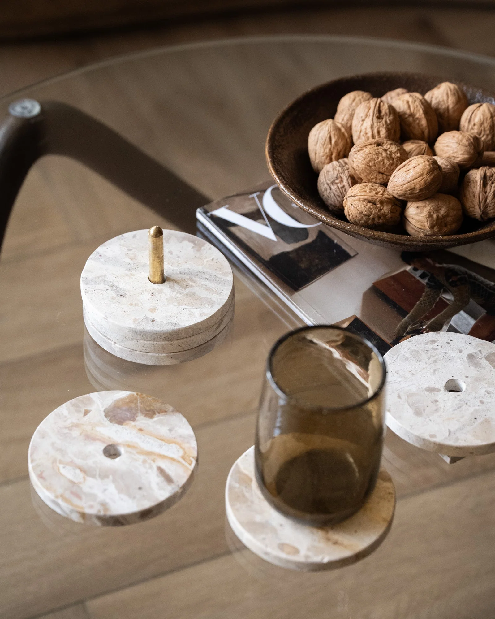 Set van 5 - Coasters Marble - Image 2