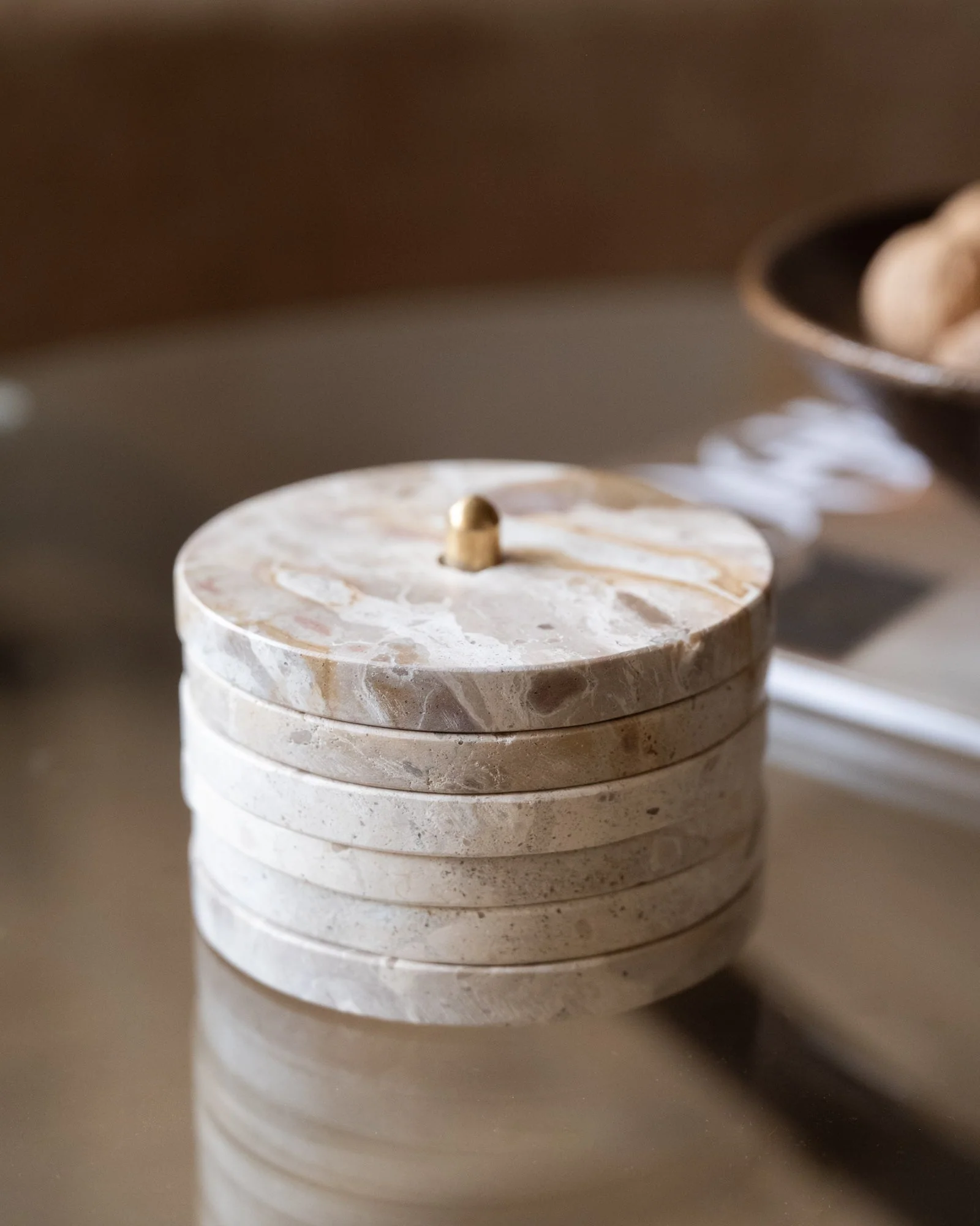 Set van 5 - Coasters Marble - Image 4