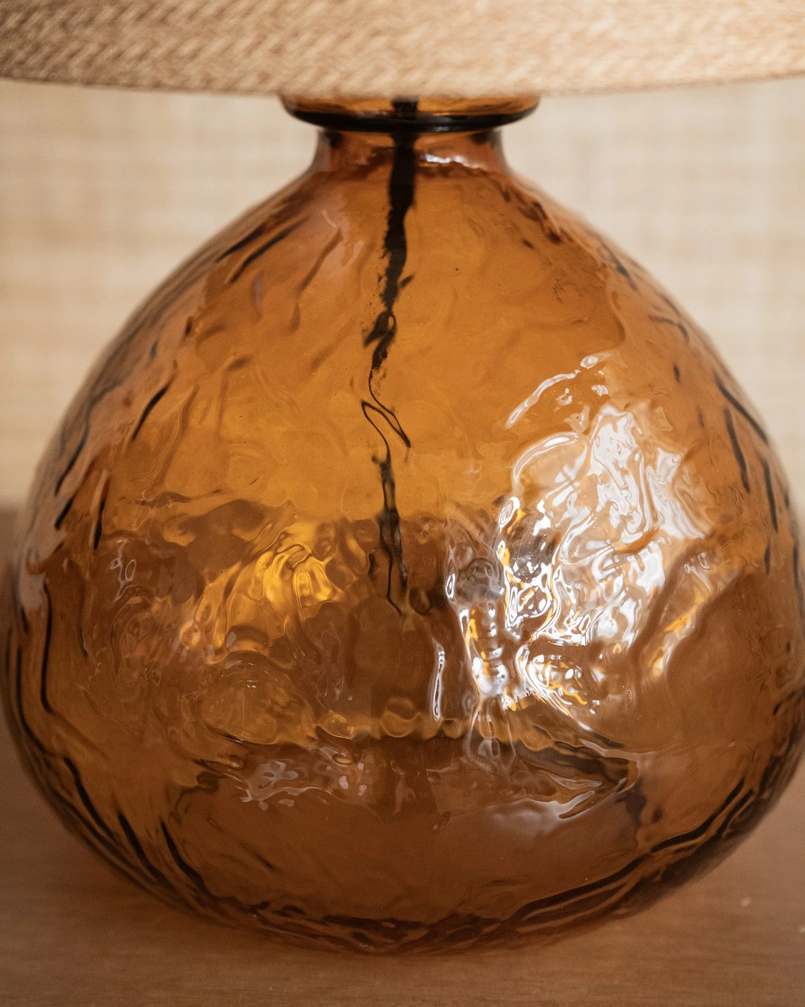 Table lamp Melzo Glass Amber - Image 3