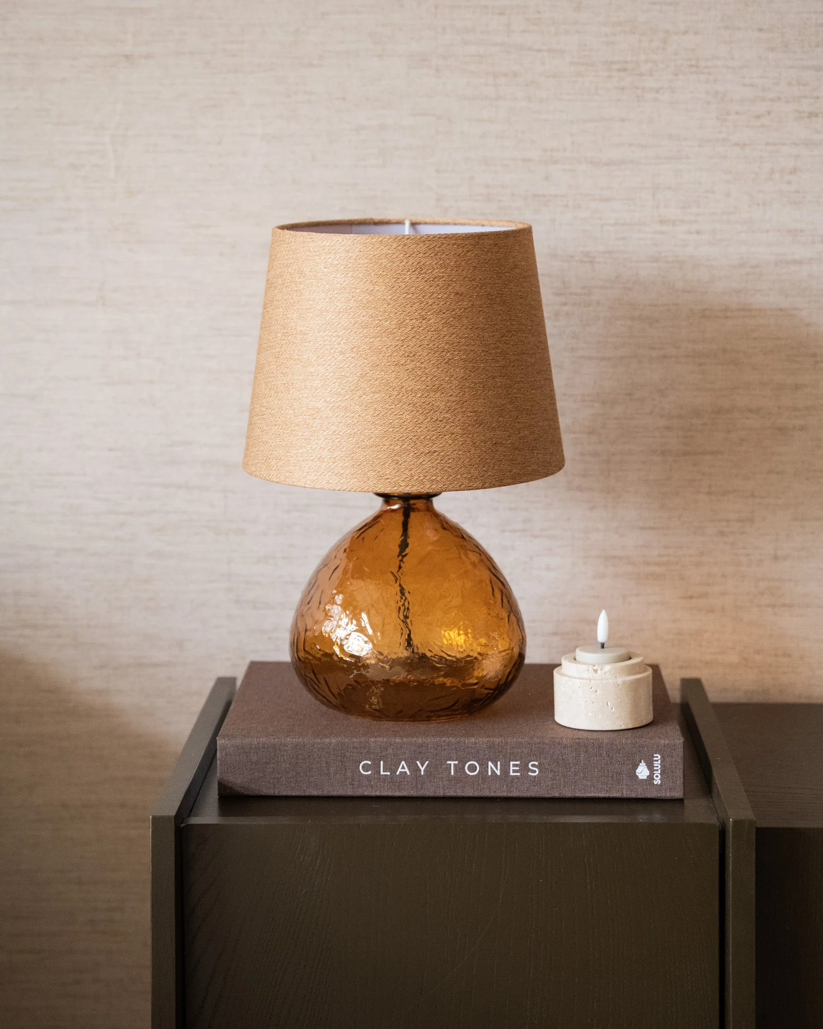 Table lamp Melzo Glass Amber - Image 5