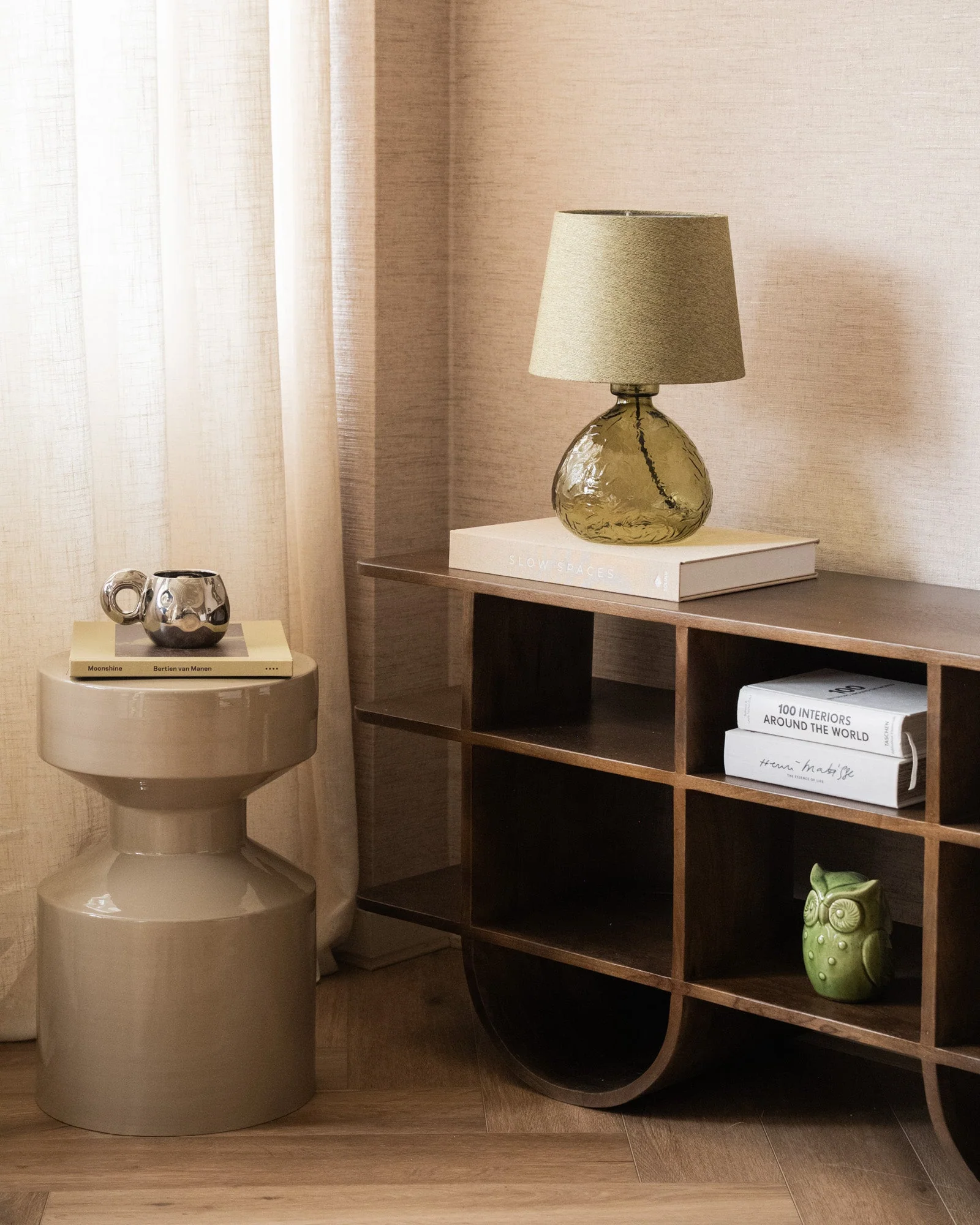 Table Lamp Melzo Olive Green - Image 7