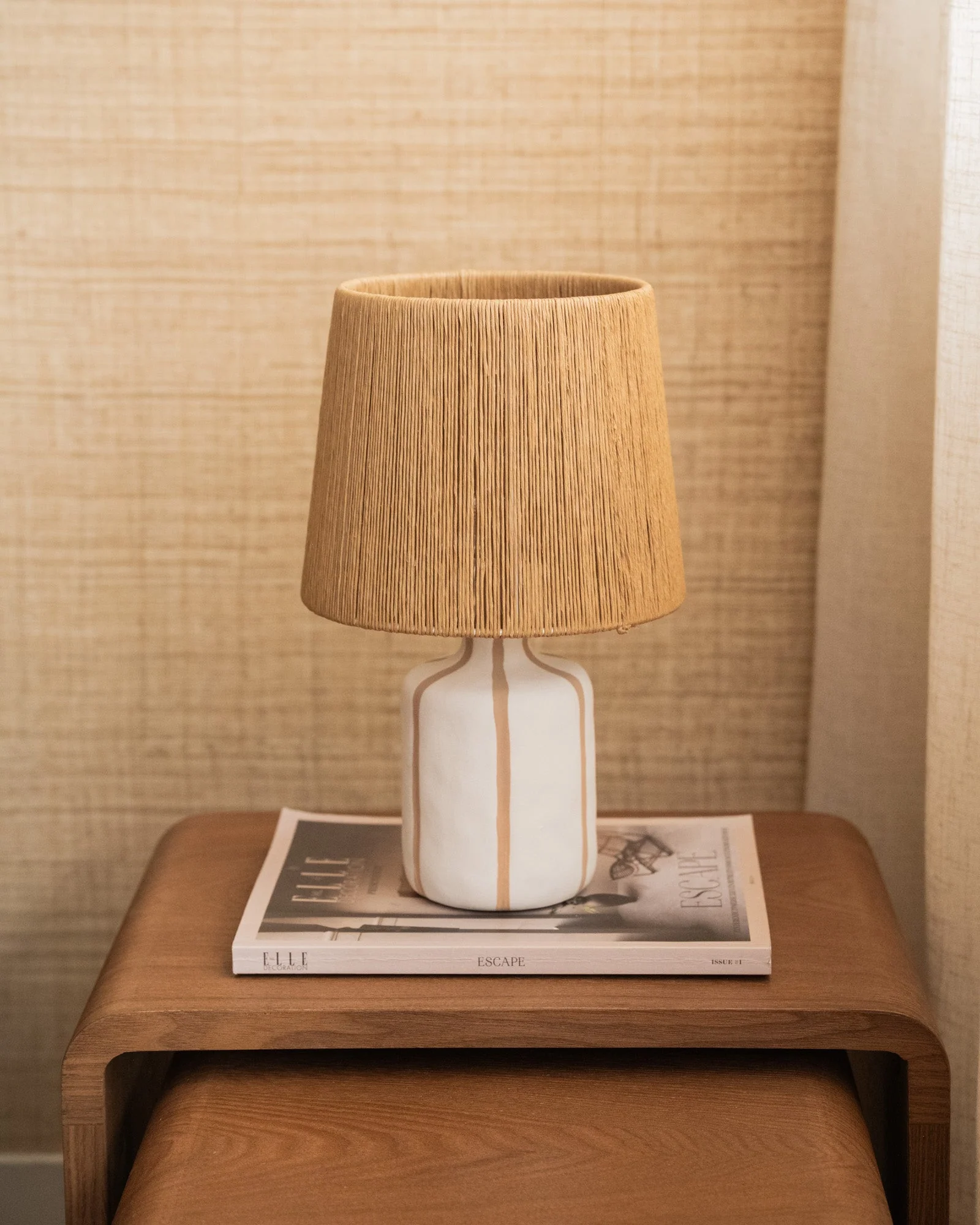 Table Lamp Elin Stripe Natural - Image 4