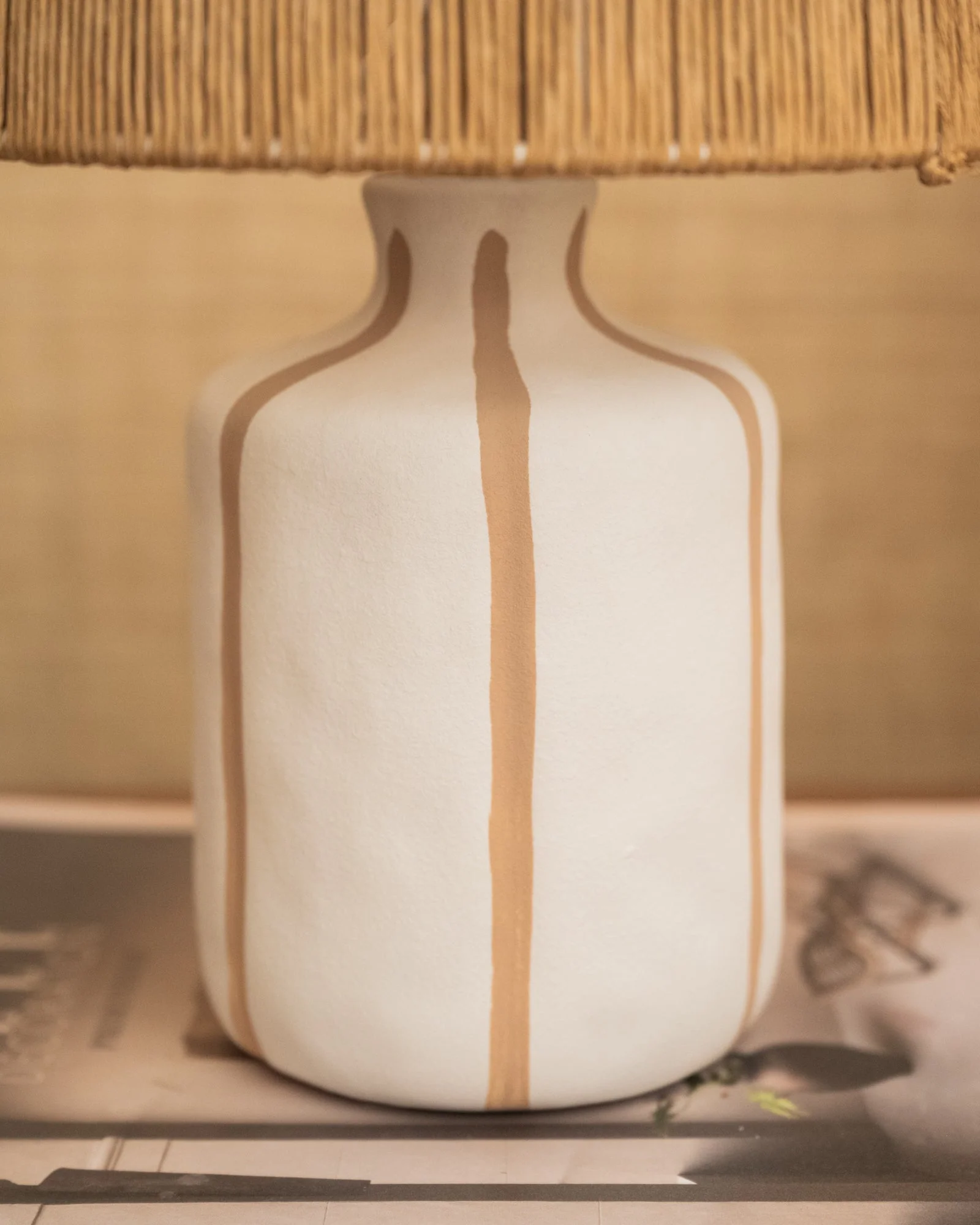 Table Lamp Elin Stripe Natural - Image 5