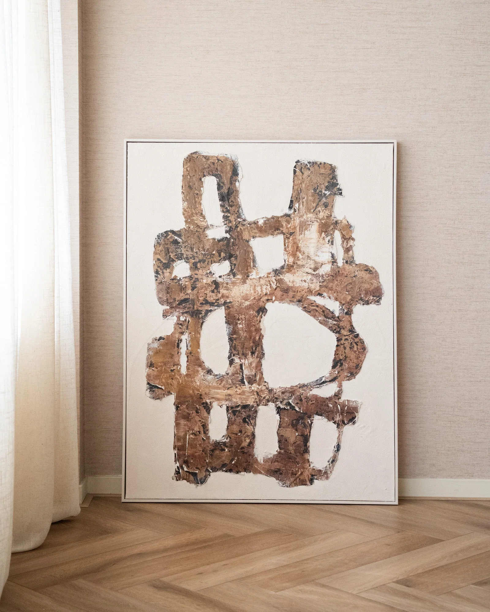 X-Large Wall Art Tovi Brown - Image 4