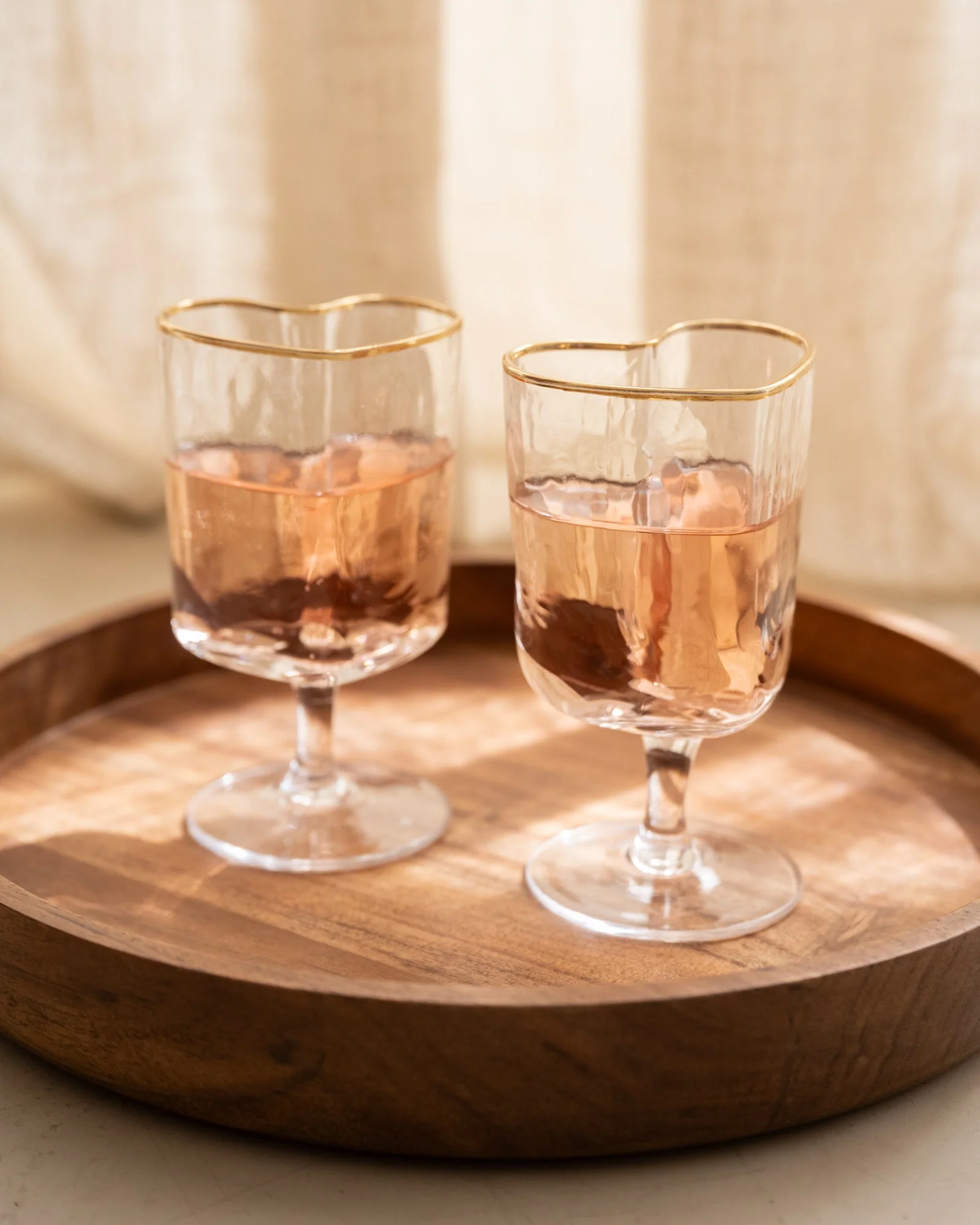 Wine Glass Heart Clear - Image 3
