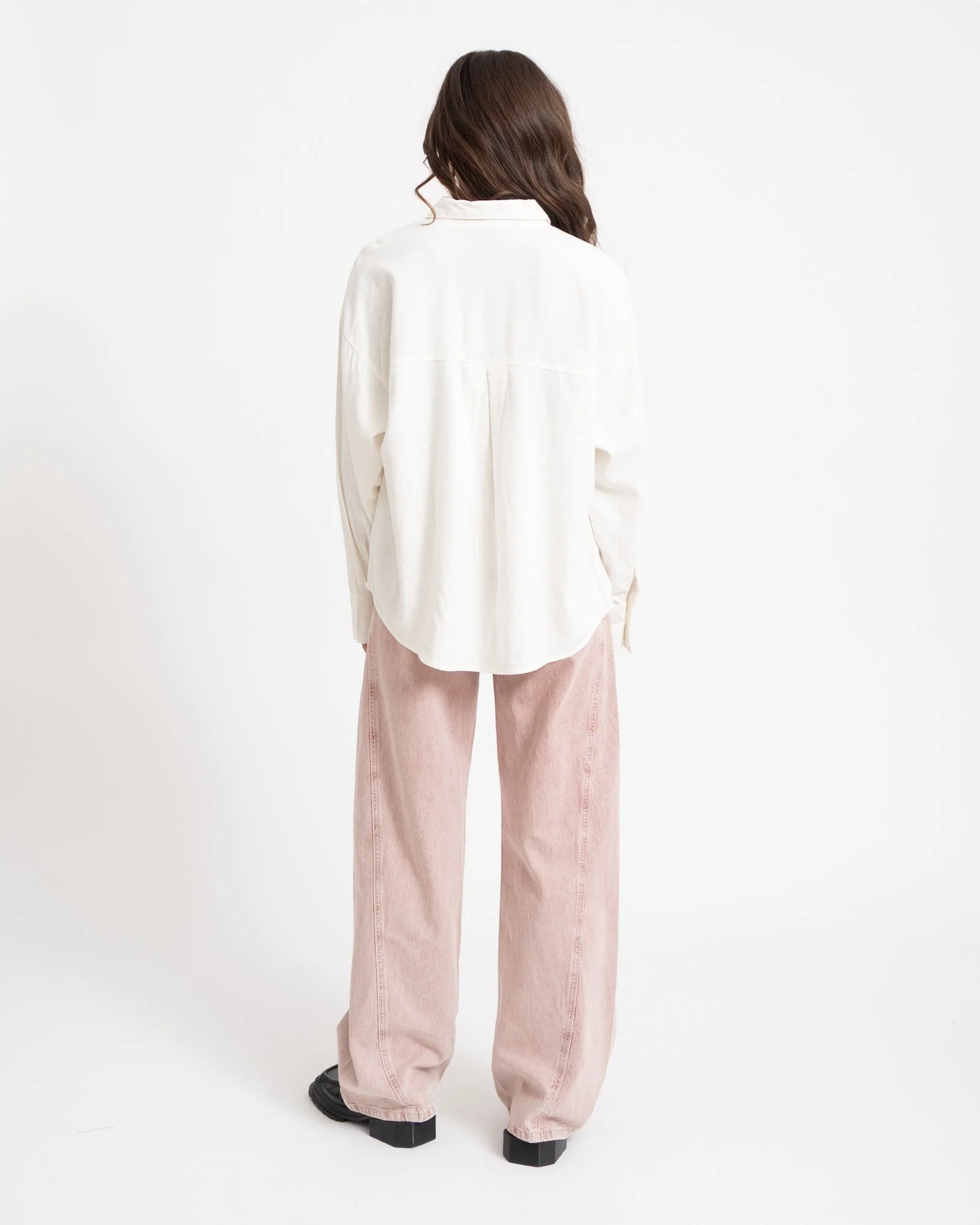 Almira Linen Blend Shirt Wit - Image 4