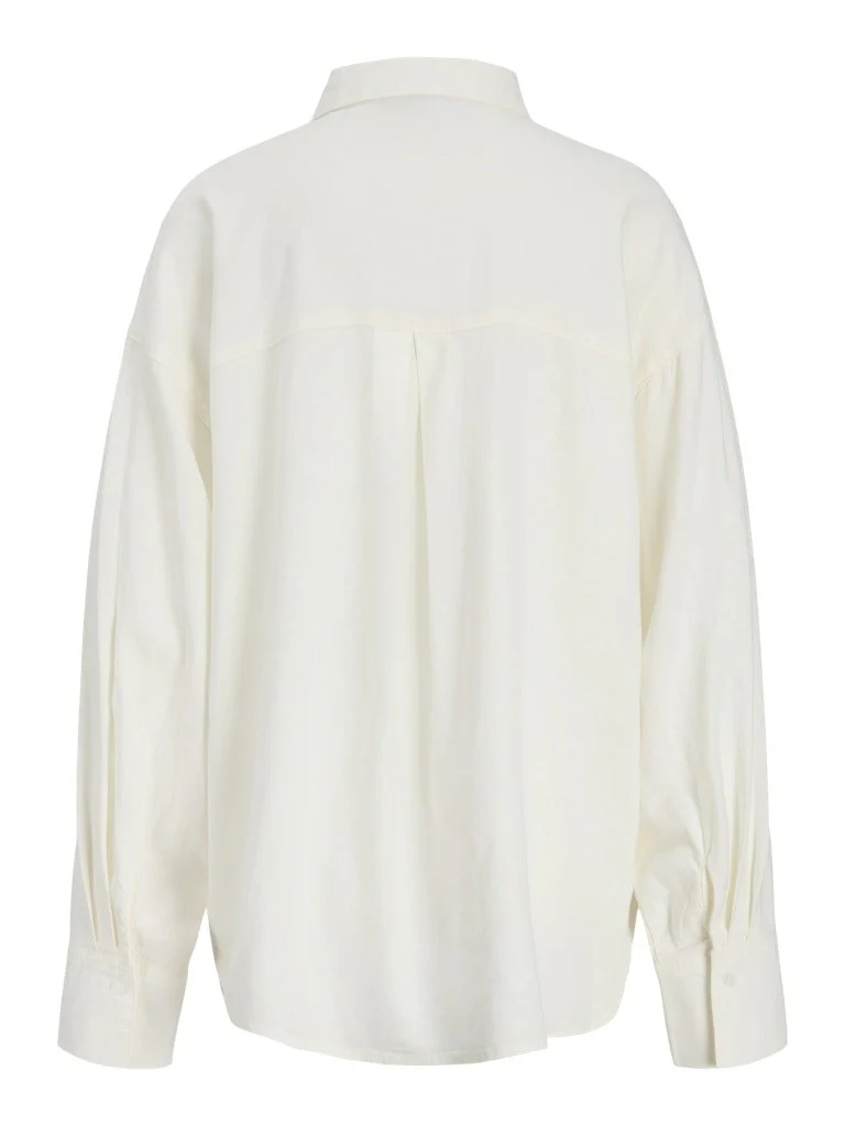 Almira Linen Blend Shirt Wit - Image 6