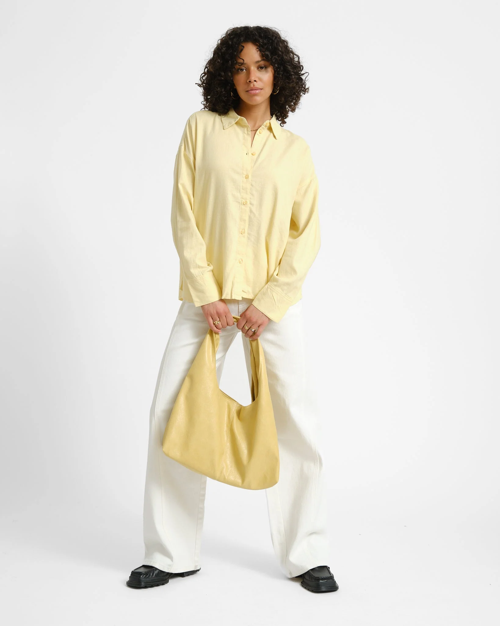 Almira Linen Blend Shirt Sunlight