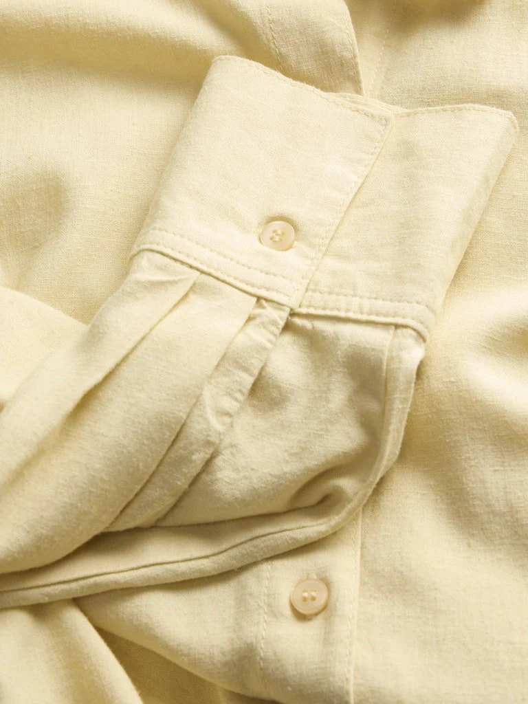Almira Linen Blend Shirt Sunlight - Image 6