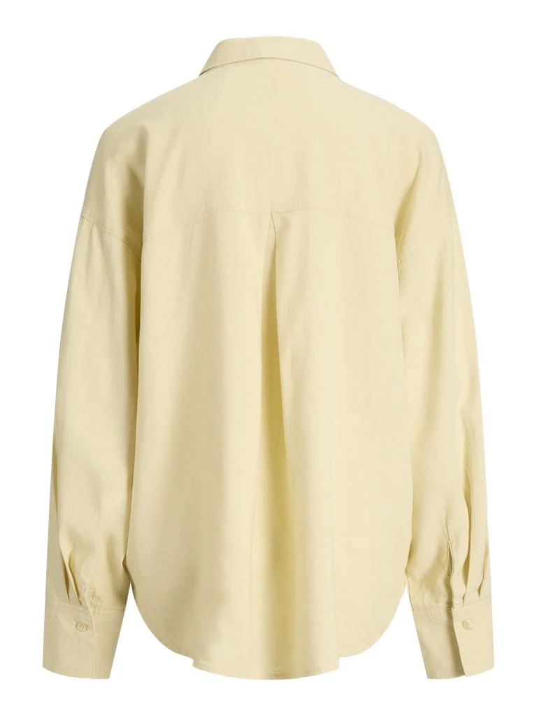 Almira Linen Blend Shirt Sunlight - Image 8