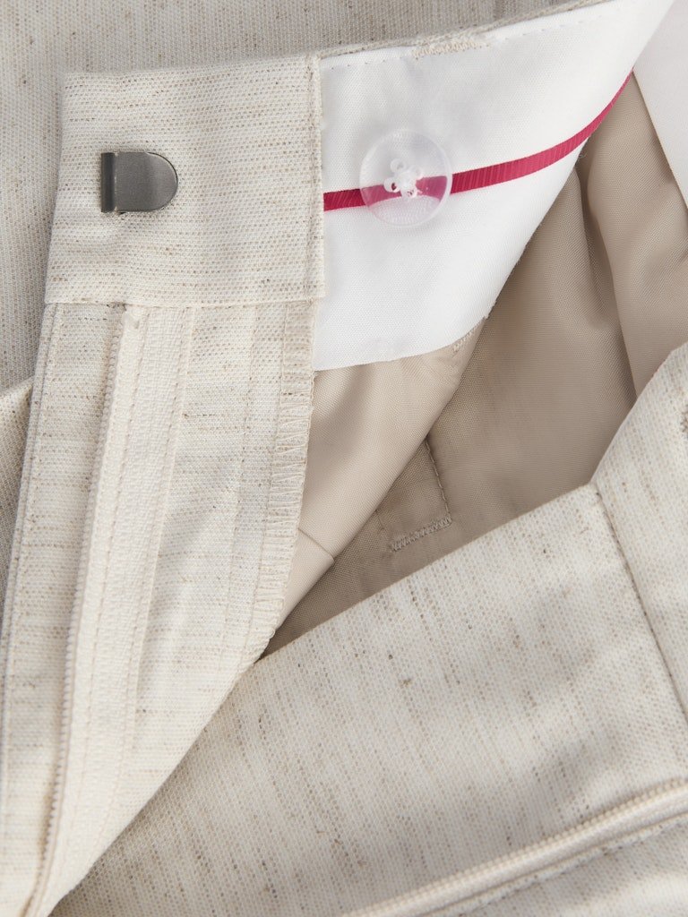 Aya Structured Wide Pant Feather Gray White Melange - Image 9