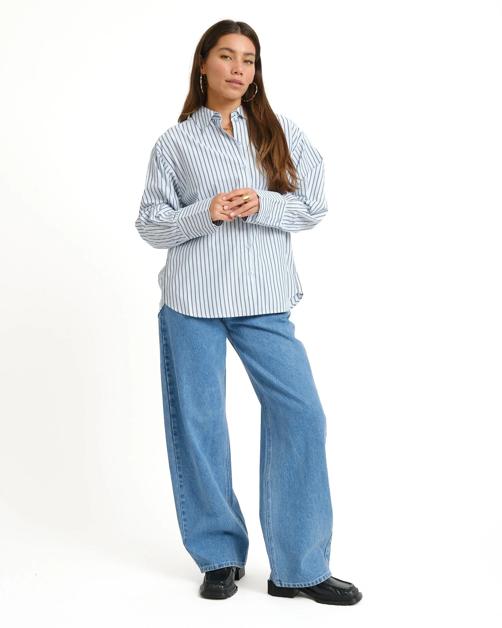 Bella Shirt Skyway Navy - Image 3