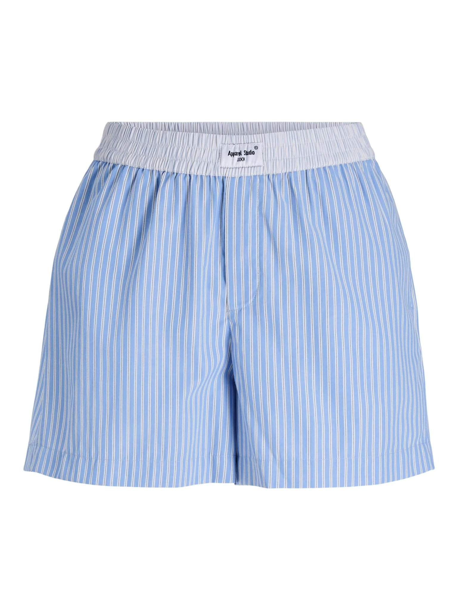 Caro Poplin Stripe Shorts Blue - Image 9