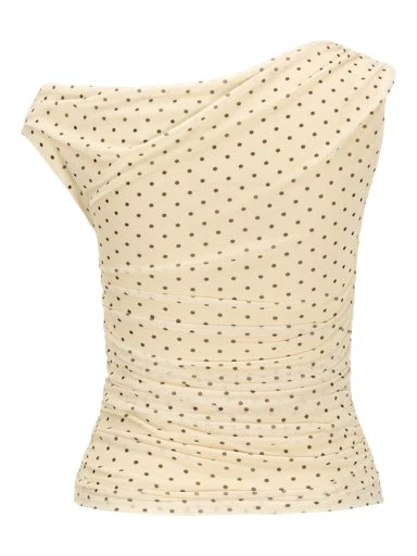 Elvira Mesh Drapy Top Dots - Image 8