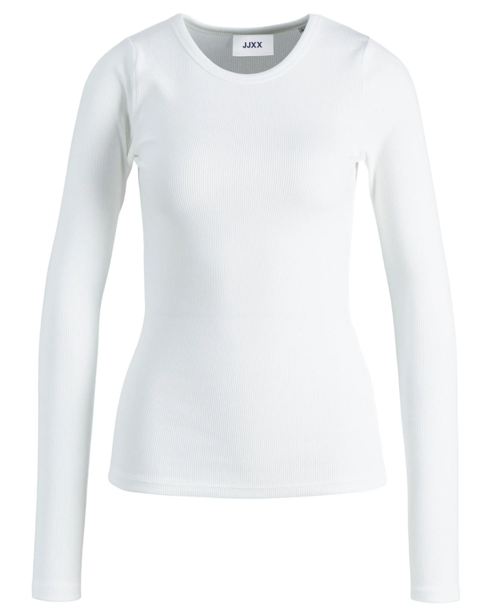 Freya Rib Tee Bright White - Image 7