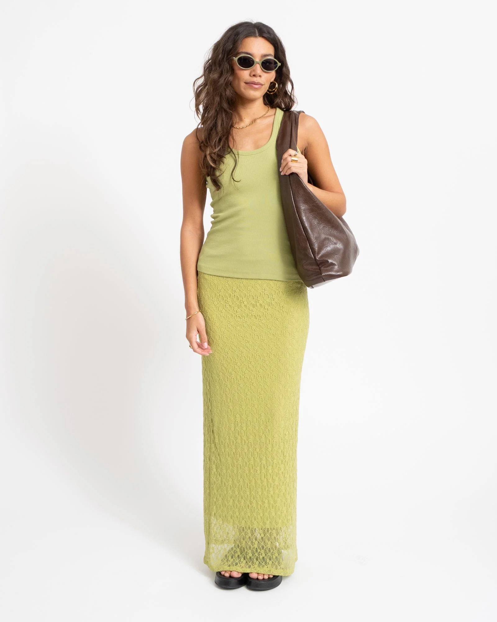 Frida U-Neck Top Fern - Image 3
